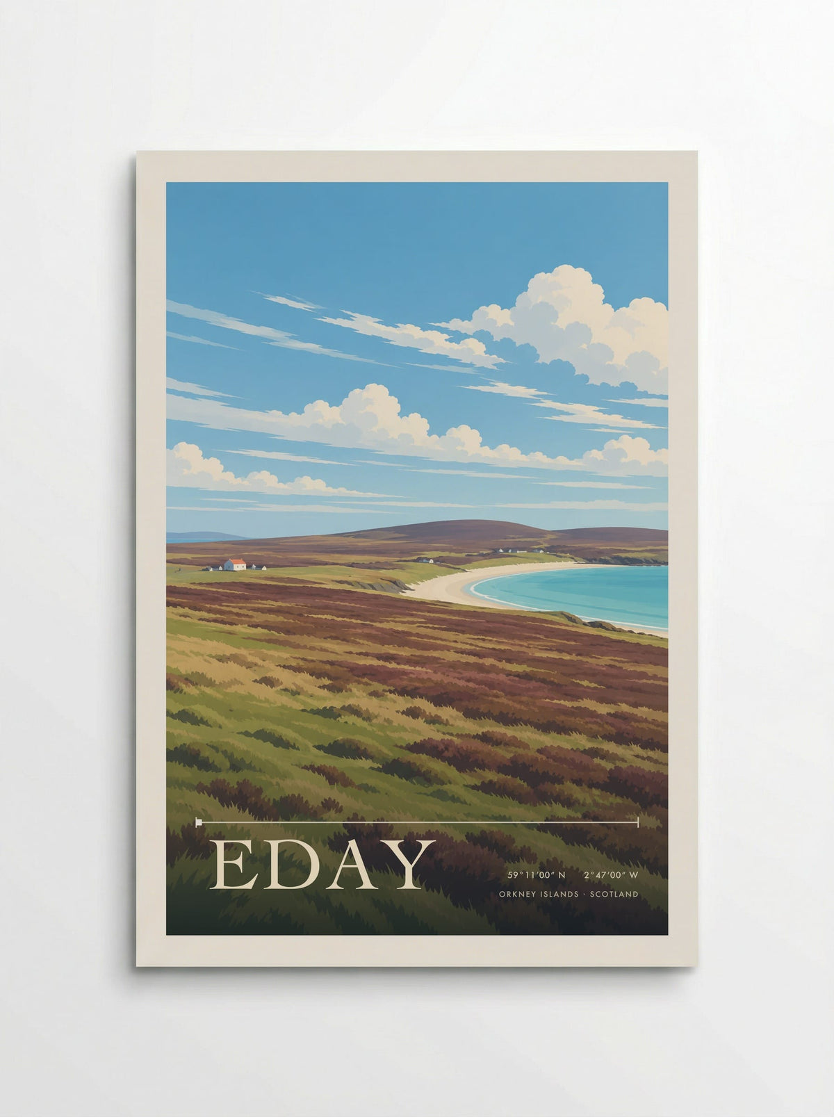 Eday, Orkney Islands | Travel Poster - Poster
