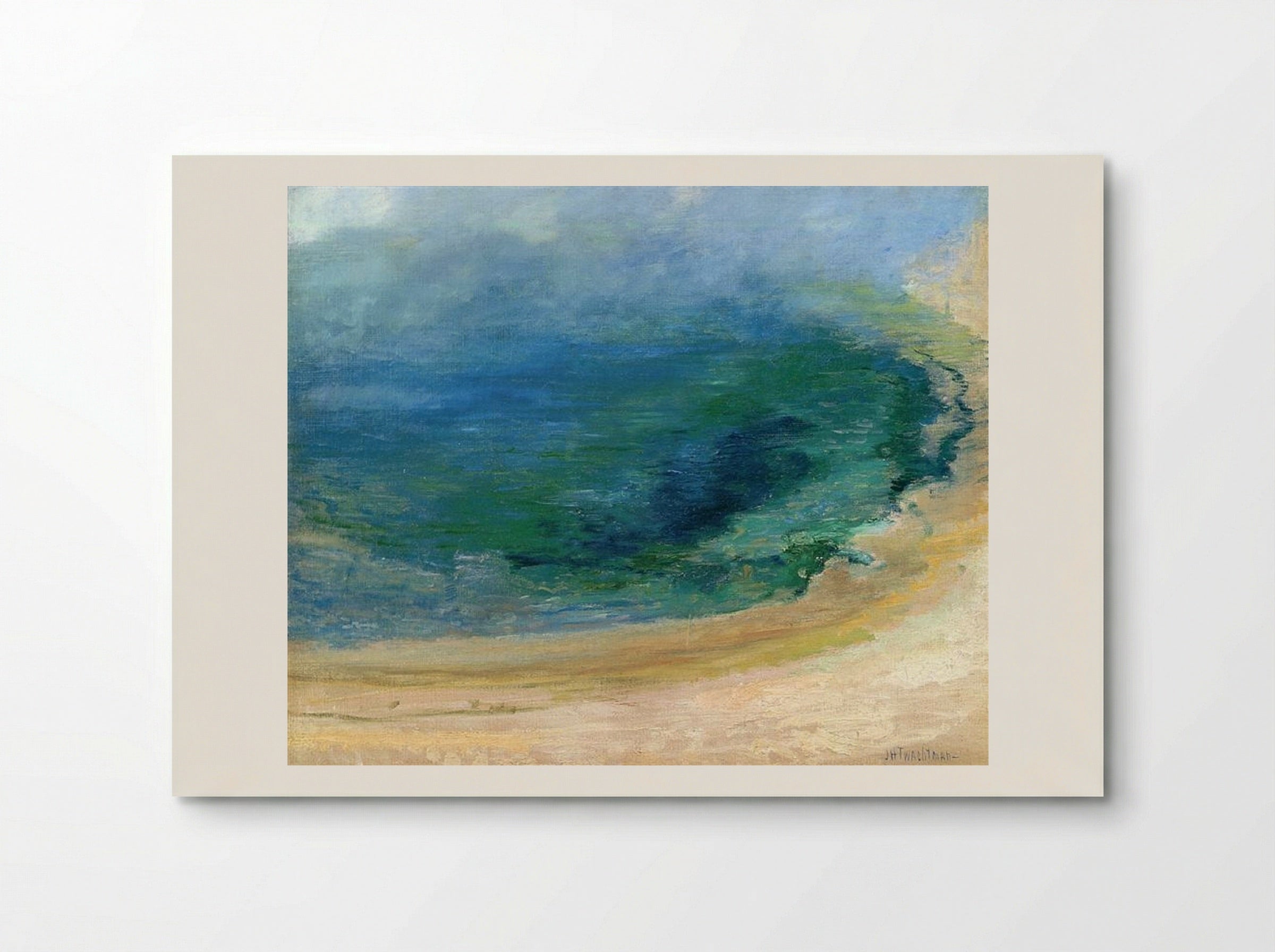 Edge of the Emerald Pool, Yellowstone - John Henry Twachtman - Poster