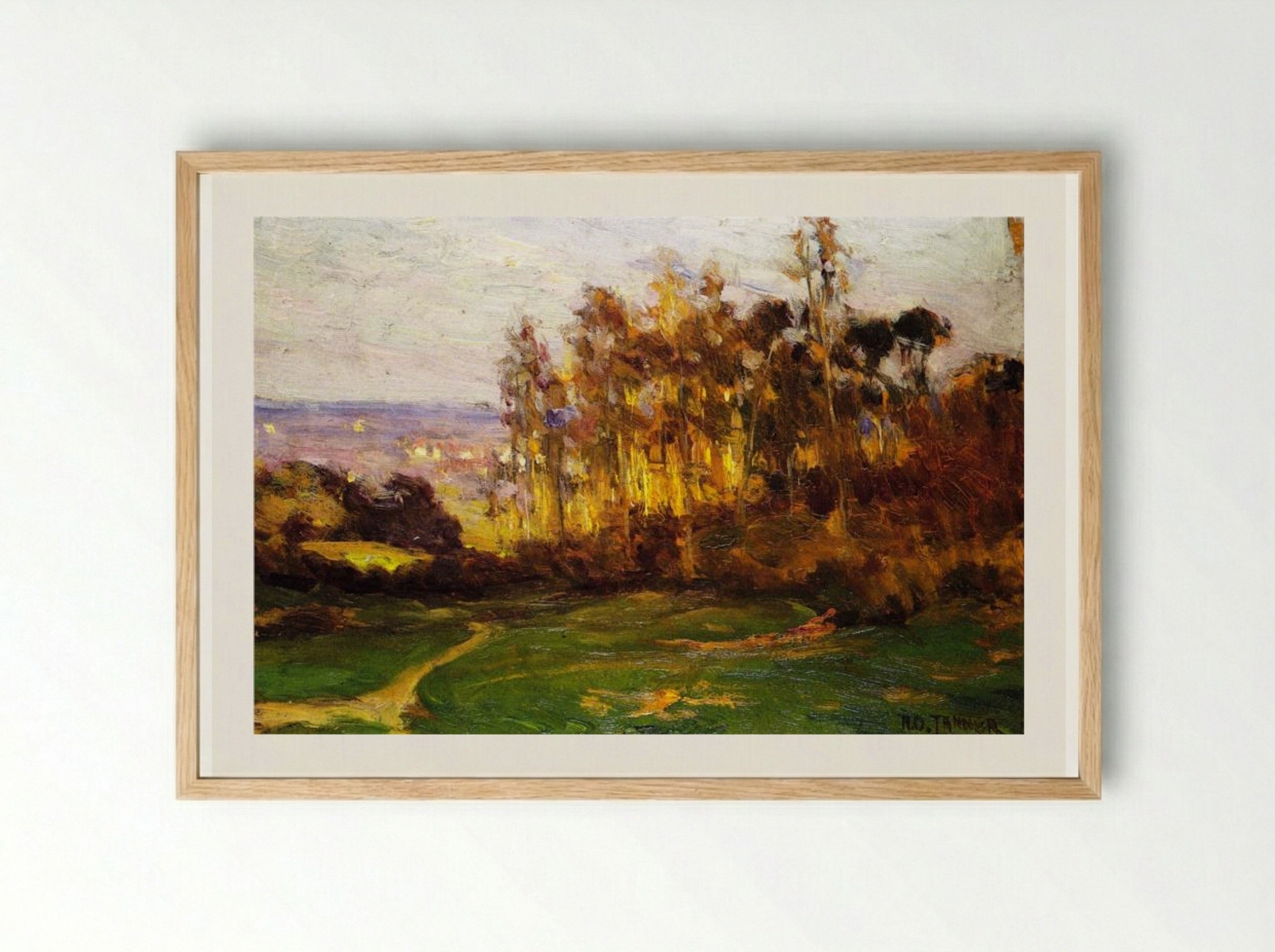 Edge of the Forest - Henry Ossawa Tanner - Framed Print Wood