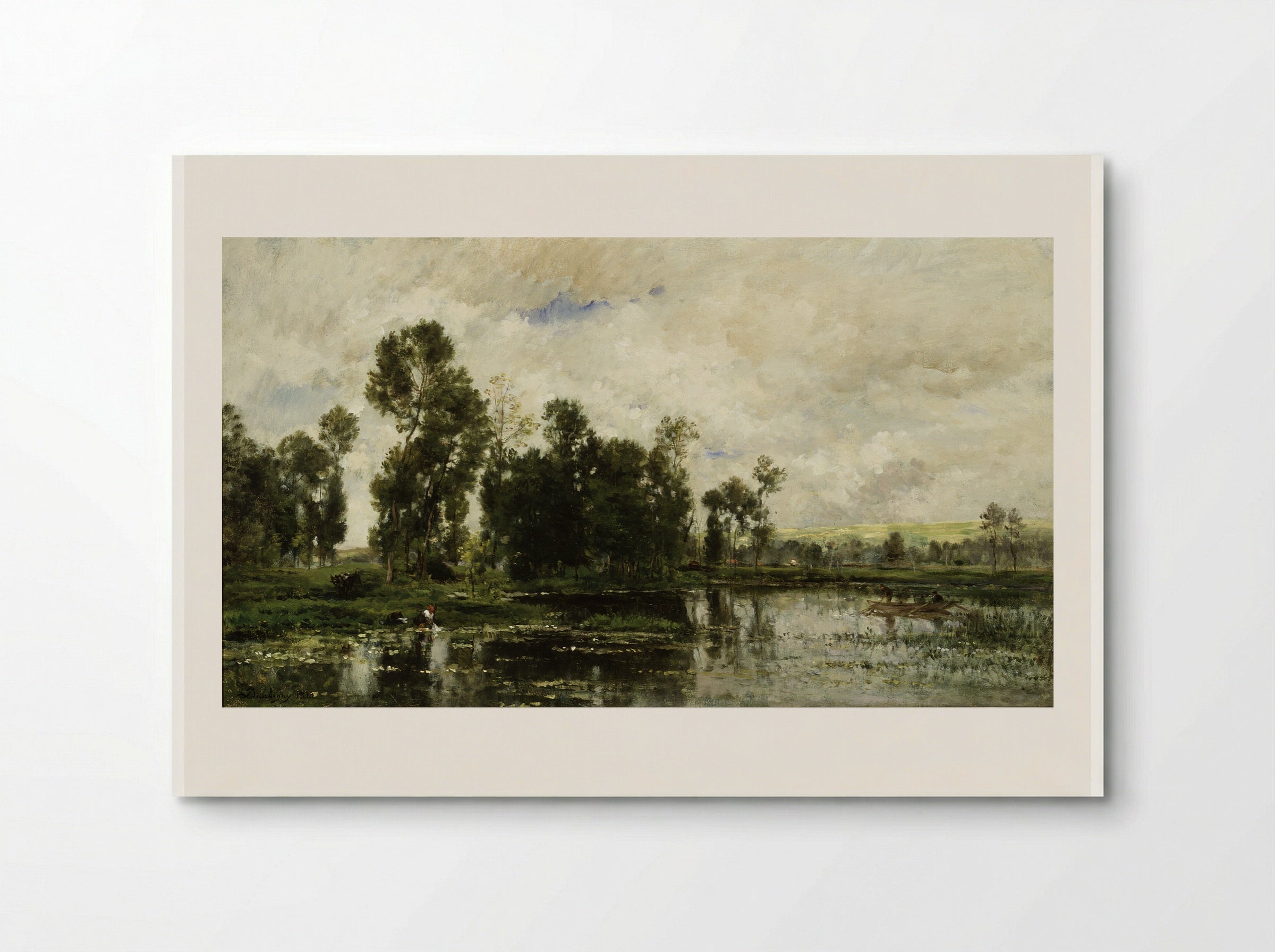 Edge of the Pond - Charles-François Daubigny - Poster