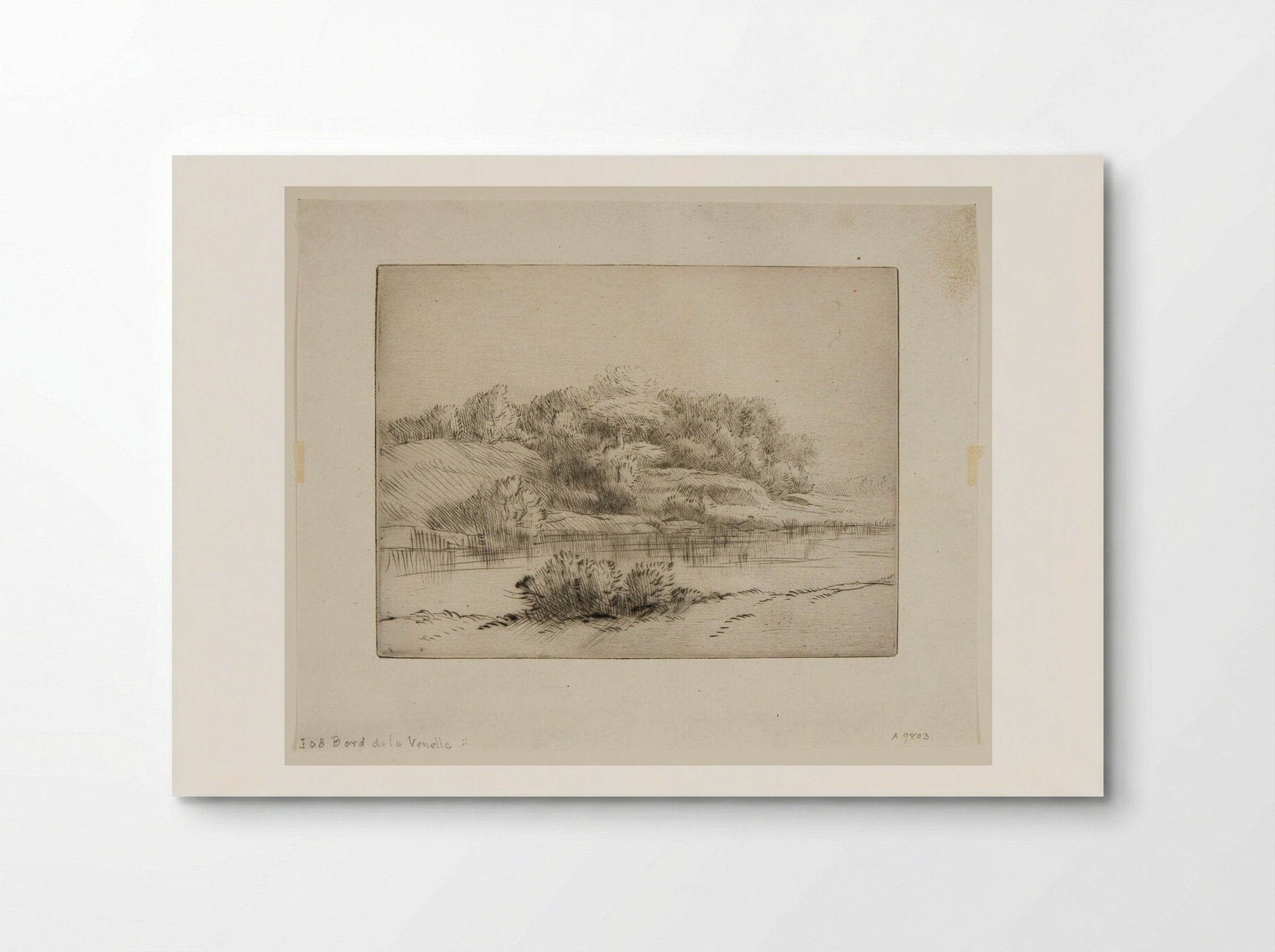 Edge of the Venelle - Alphonse Legros - Poster