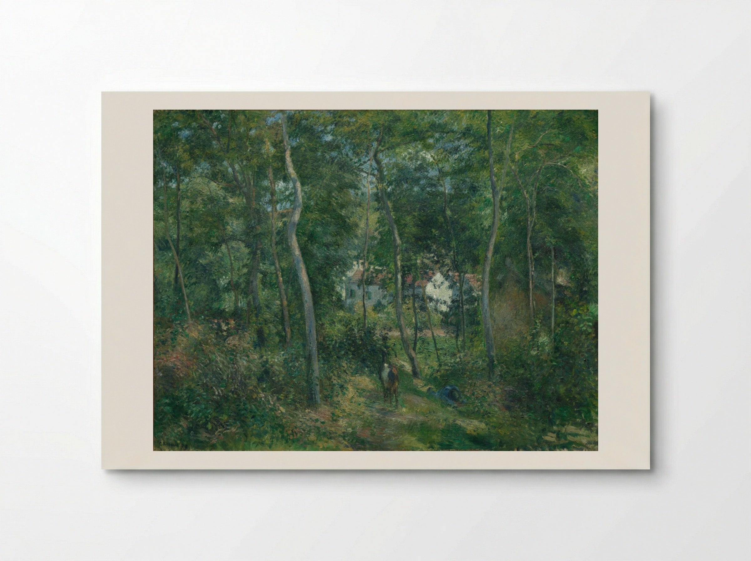 Edge of the Woods Near L'Hermitage, Pontoise - Camille Pissarro - Poster
