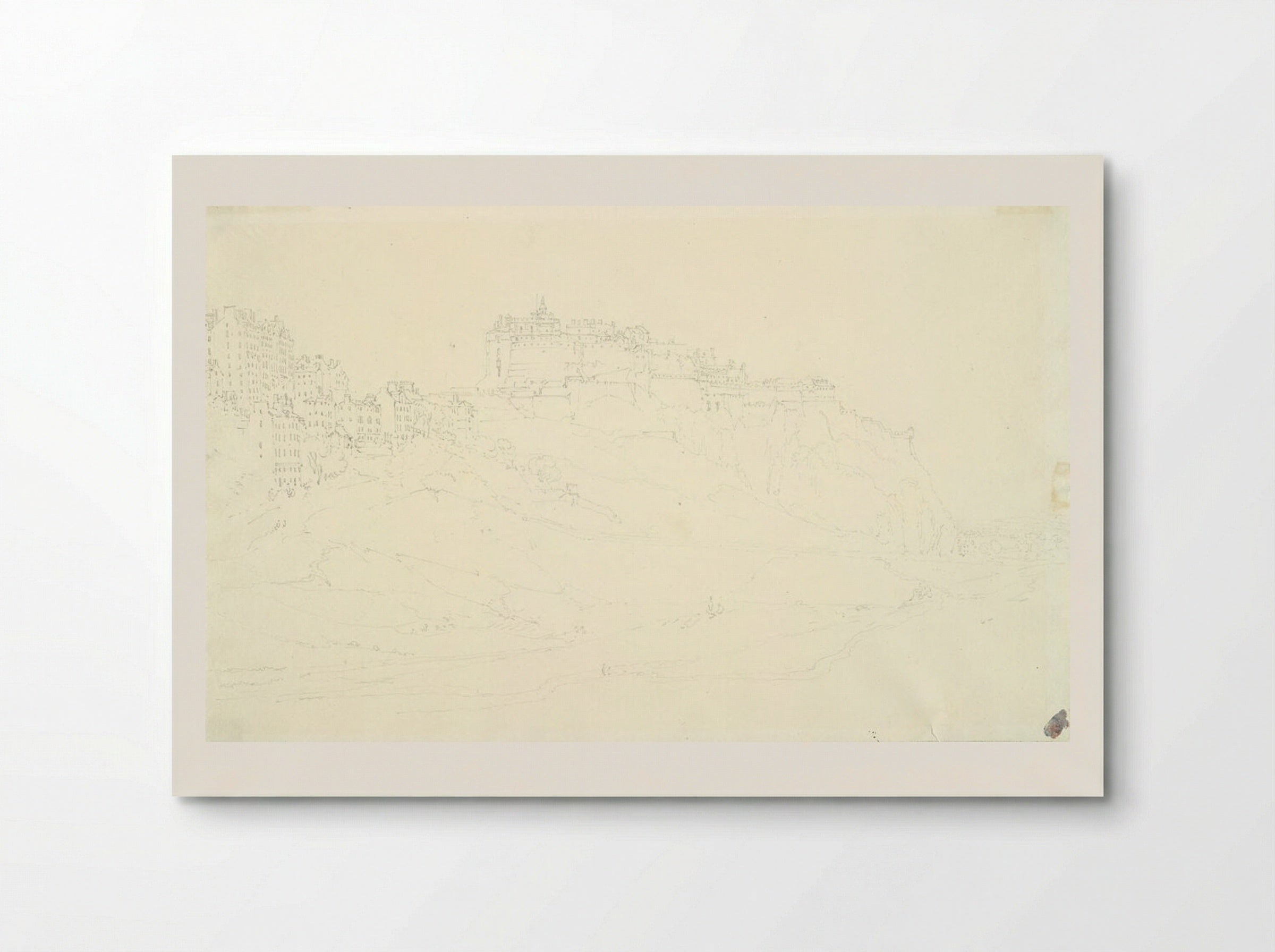 Edinburgh, Castle Hill - Joseph Mallord William Turner - Poster