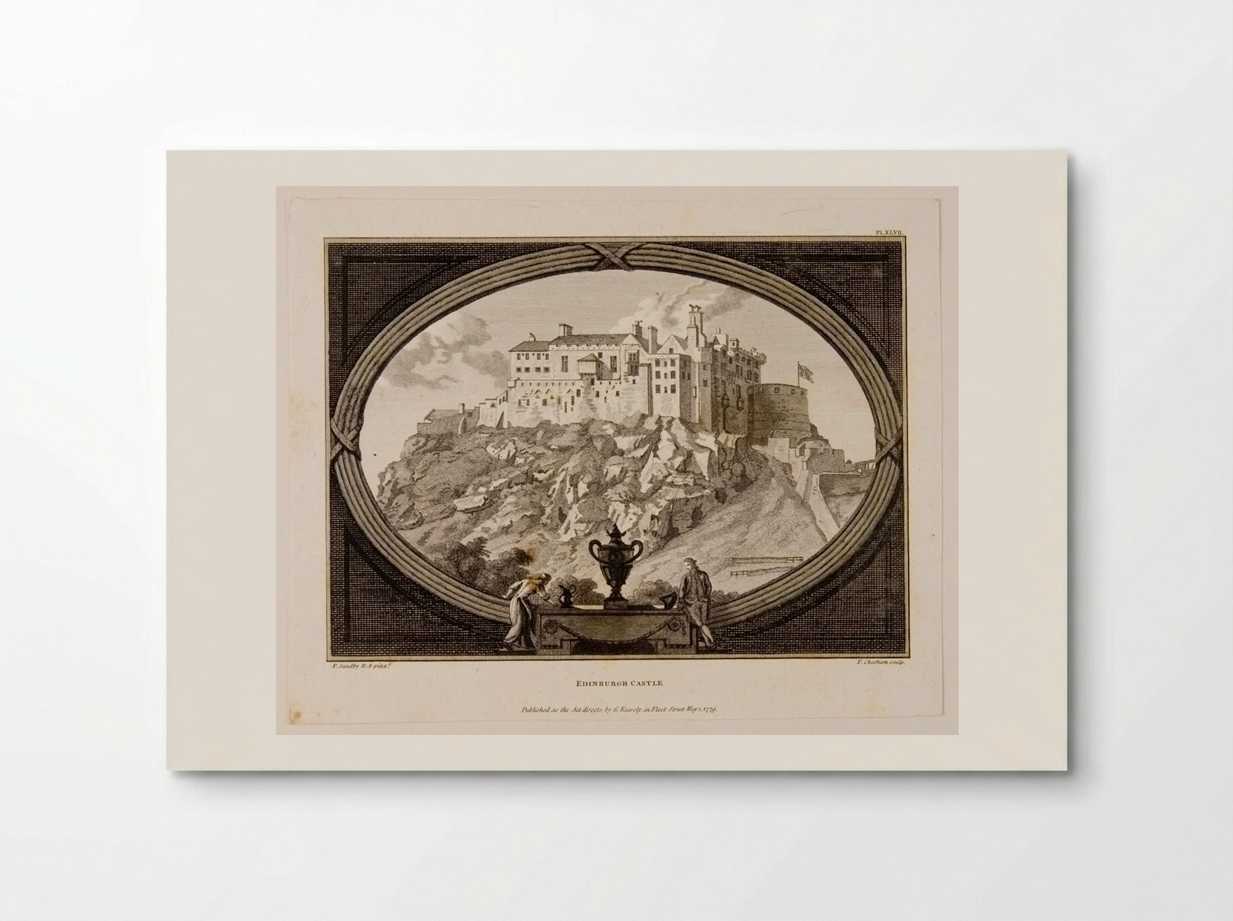 Edinburgh Castle - Francis Chesham - Poster