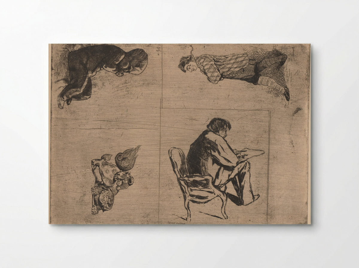 Edmond de Goncourt - Jules de Goncourt - Poster