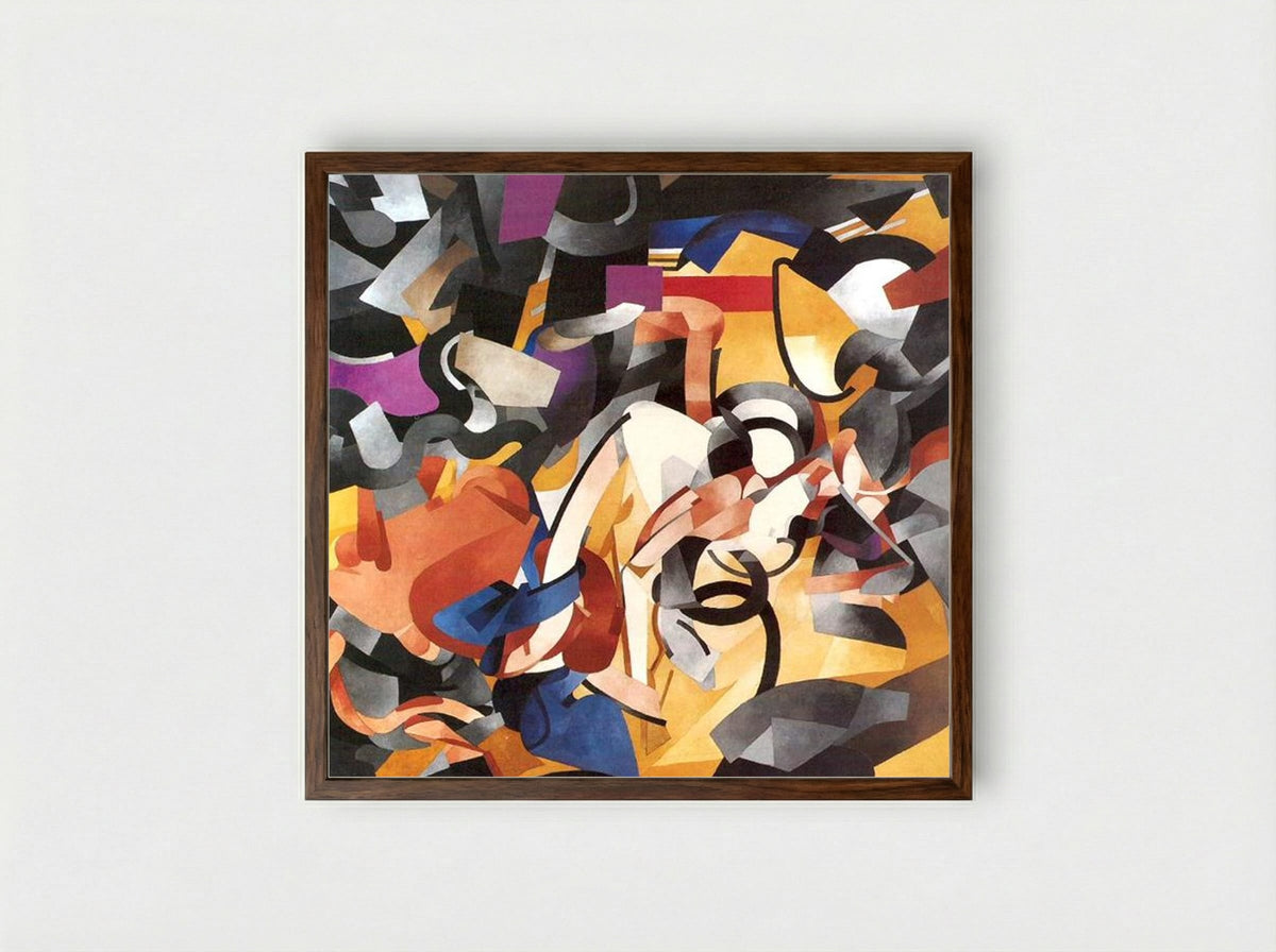 Edtaonisl (Ecclesiastic) - Francis Picabia - Framed Print Dark Wood