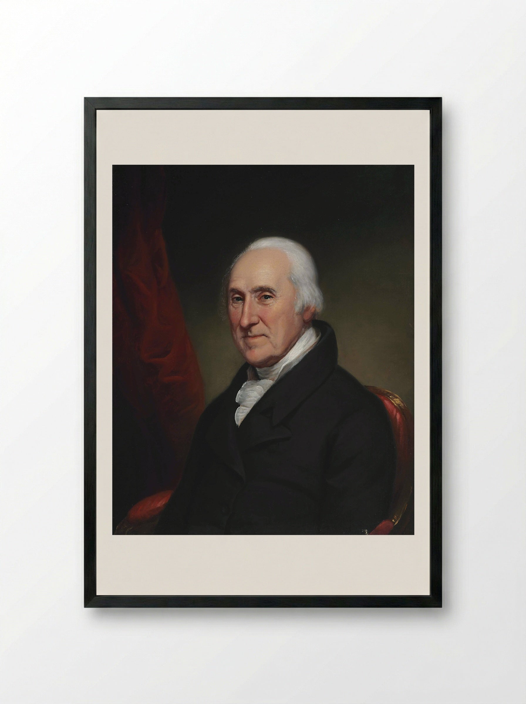 Edward Burd - Charles Willson Peale - Framed Print Black