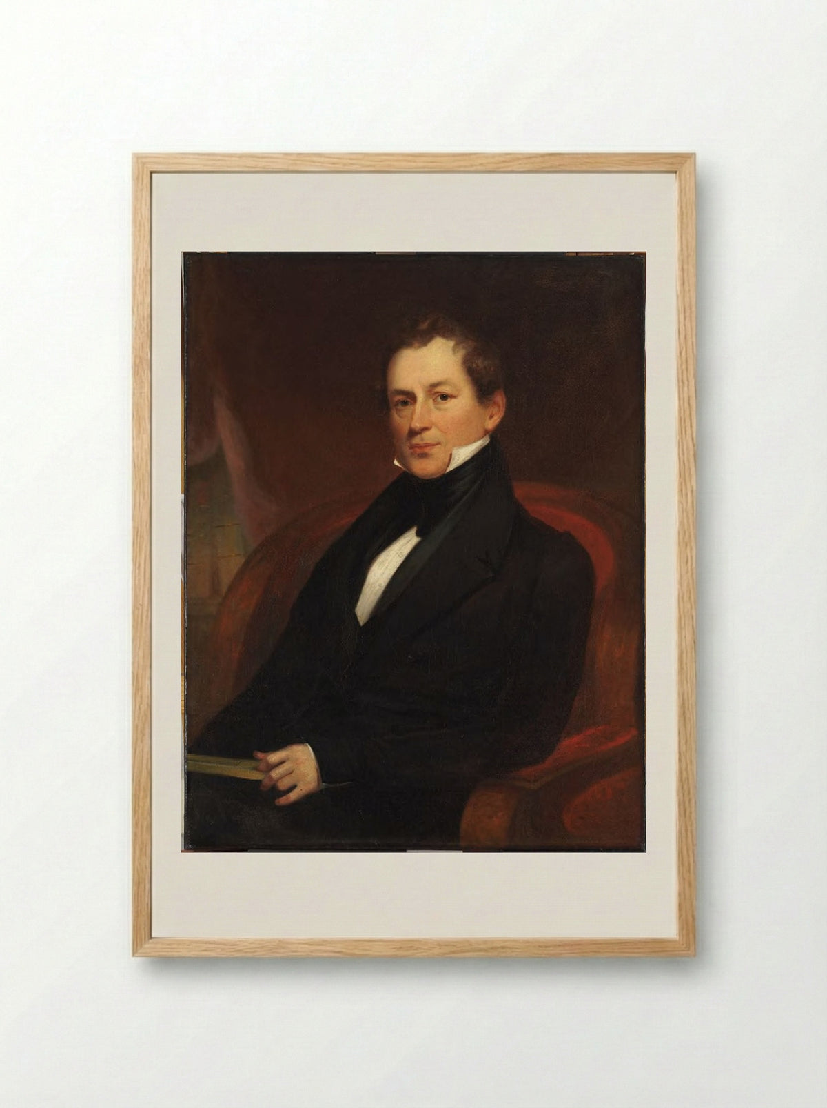 Edward Everett - Bass Otis - Framed Print Wood