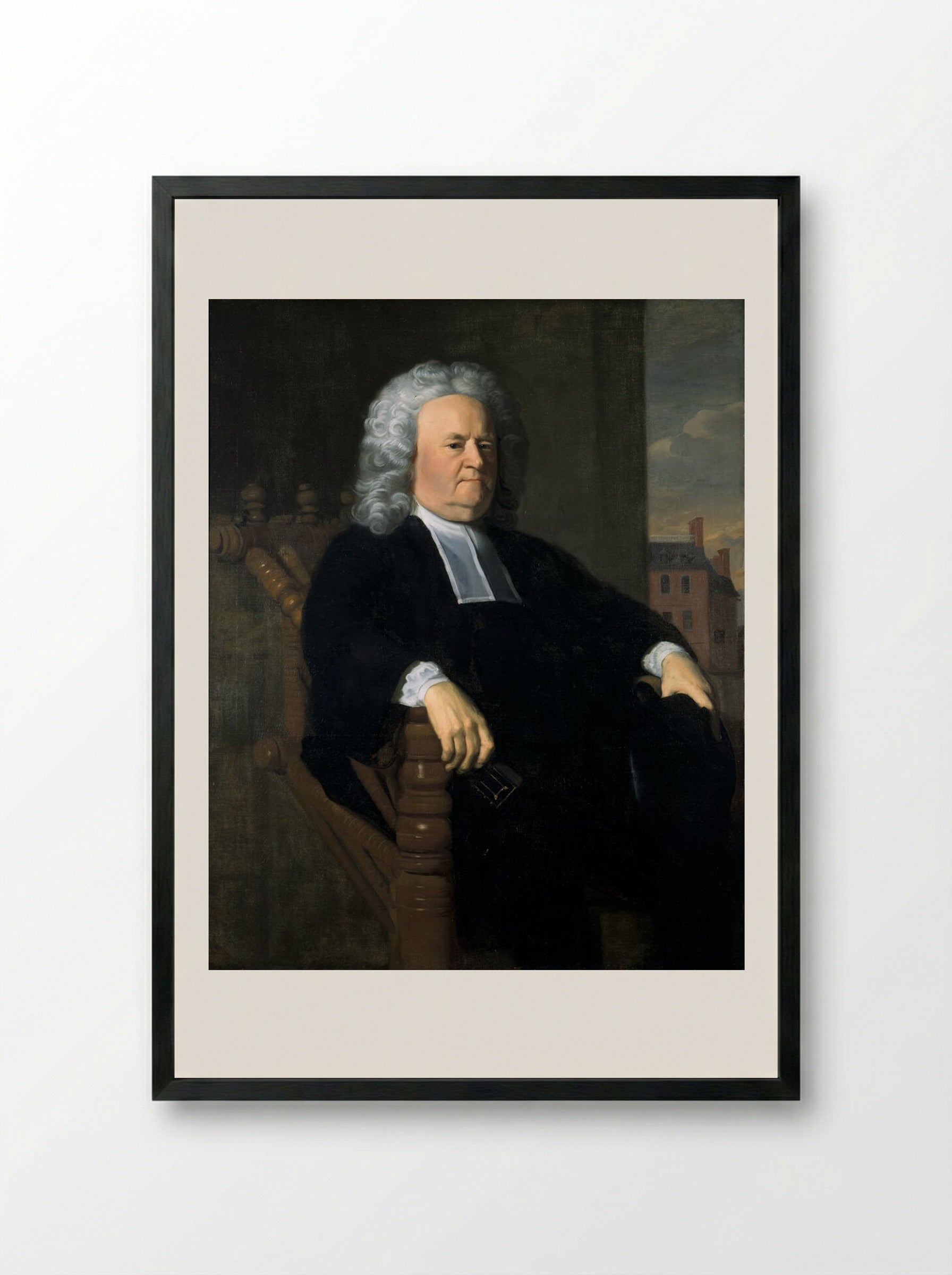 Edward Holyoke - John Singleton Copley - Framed Print Black
