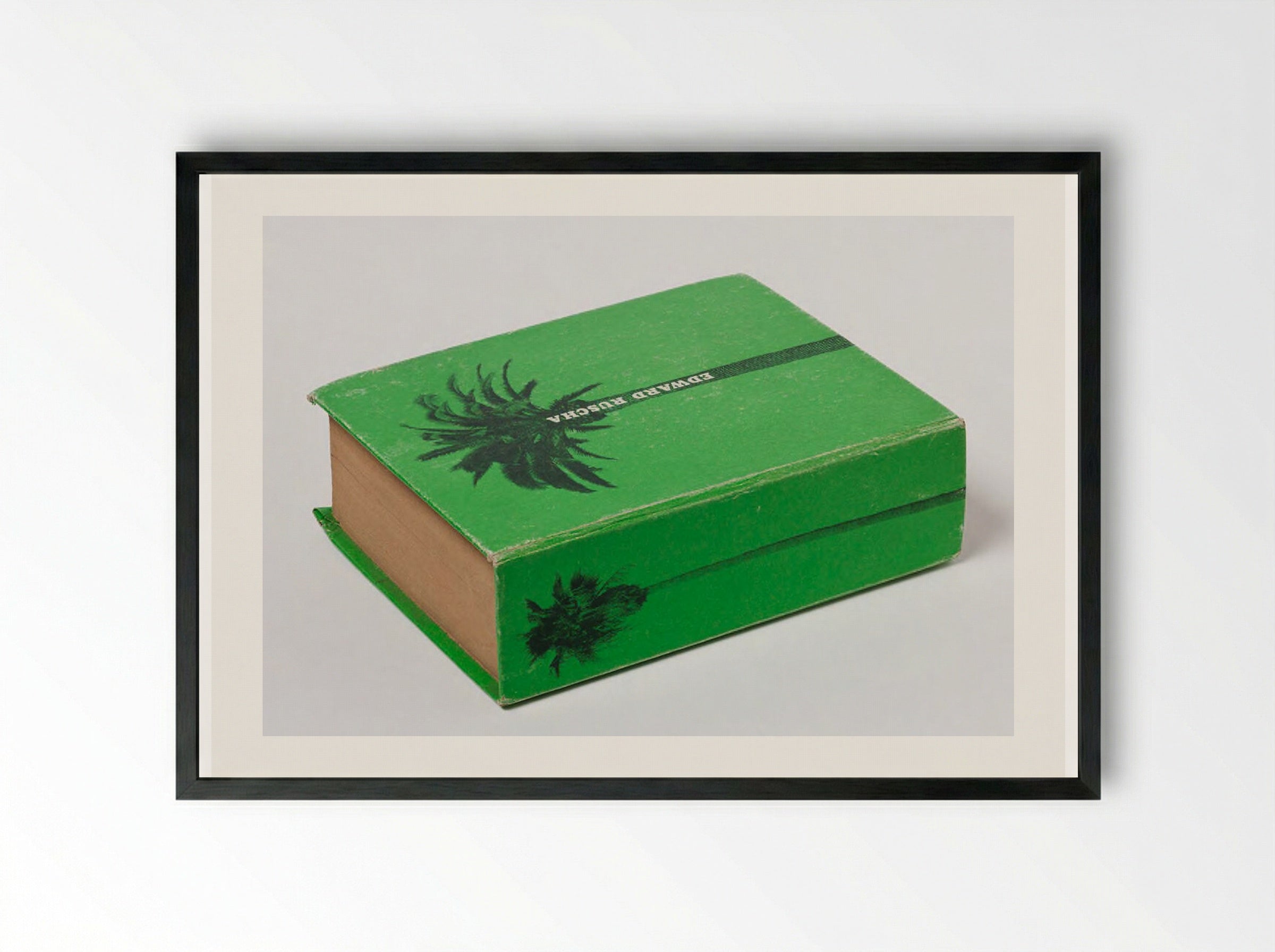Edward Ruscha (Young Artist) - Edward Ruscha - Framed Print Black