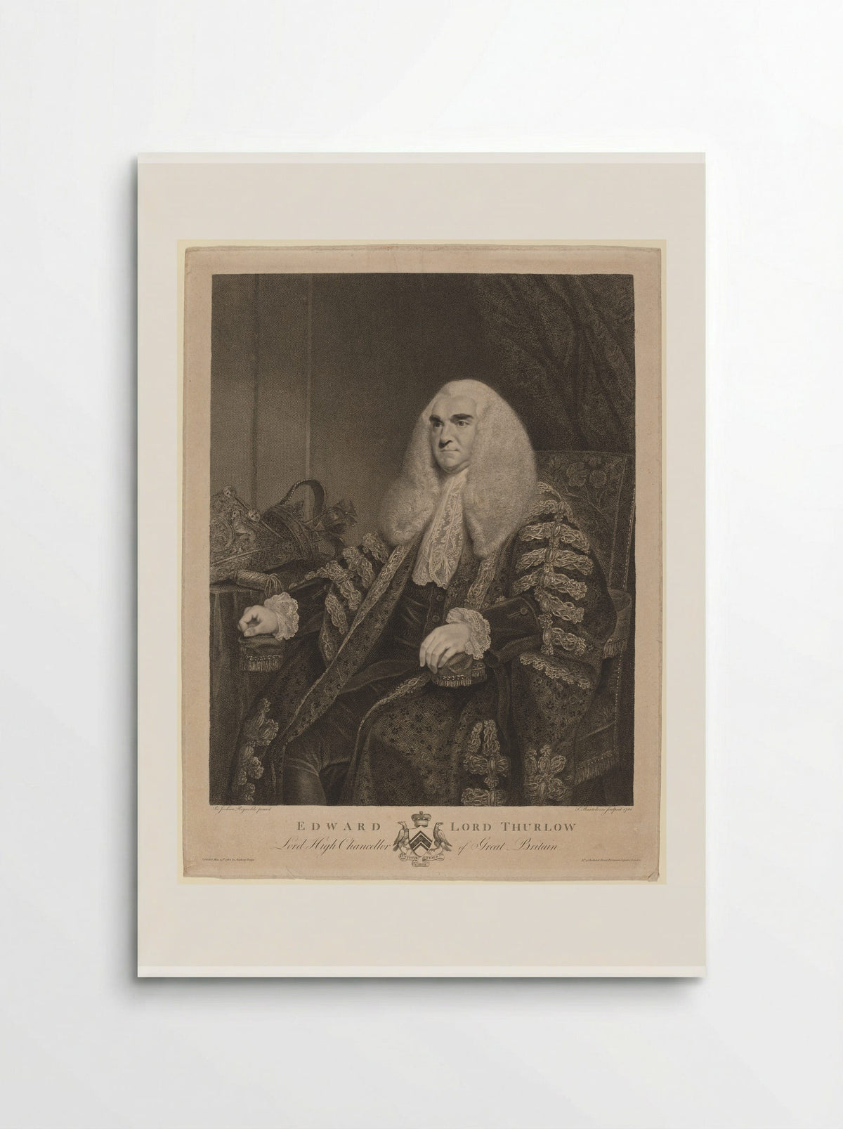 Edward Thurlow, 1st Baron Thurlow - Francesco Bartolozzi - Poster