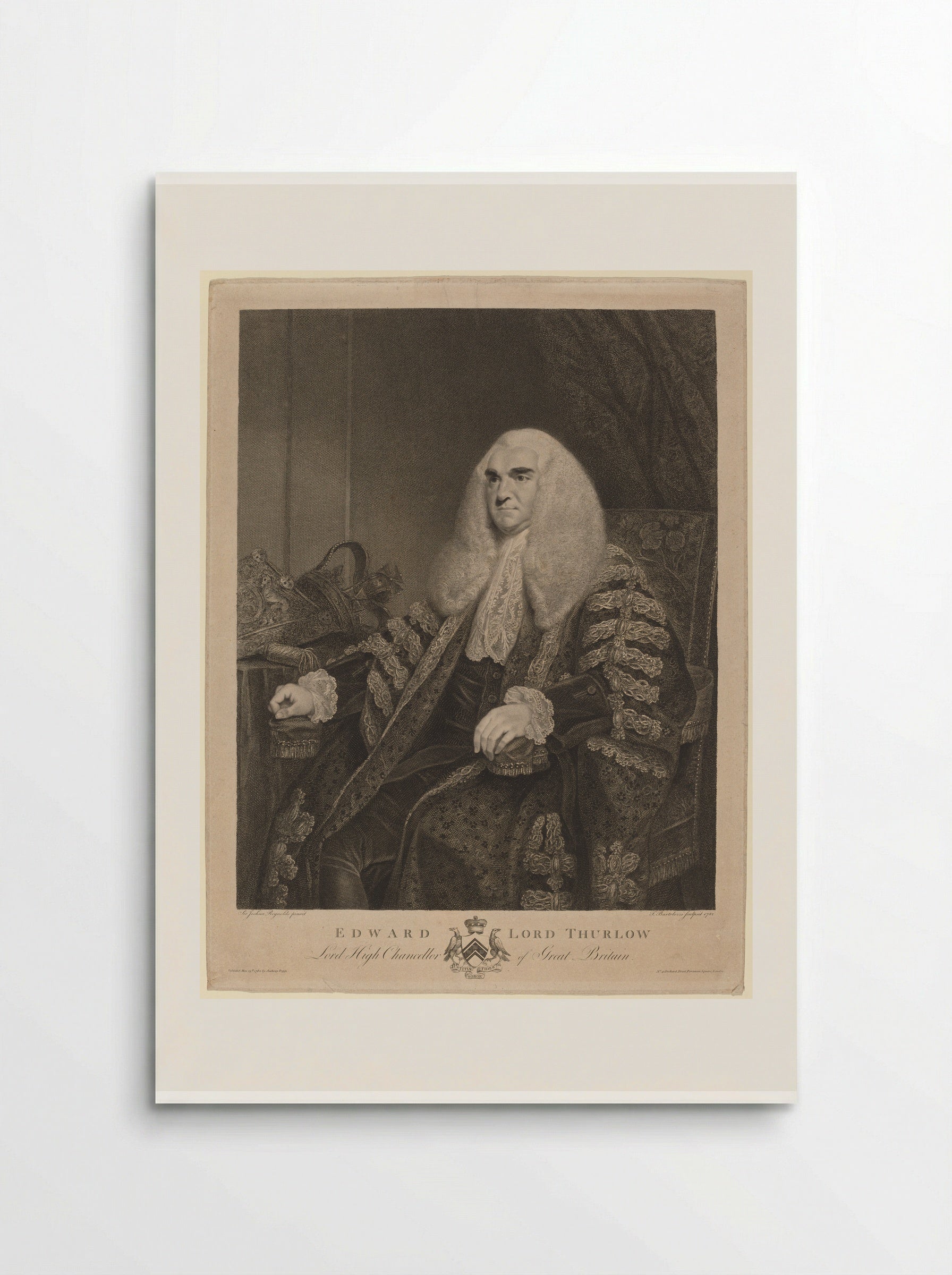 Edward Thurlow, 1st Baron Thurlow - Francesco Bartolozzi - Poster