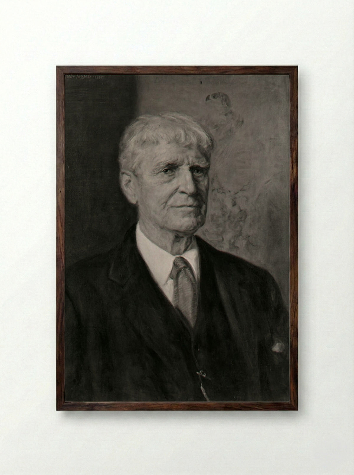 Edward Waldo Forbes - Pietro Pezzati - Framed Print Dark Wood