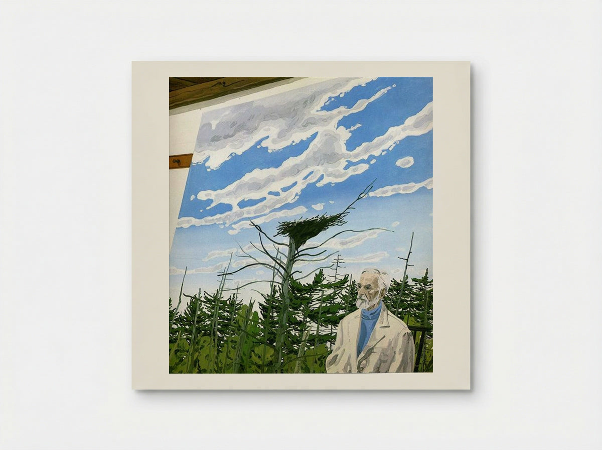 Edwin Before Osprey Nest - Neil Welliver - Poster