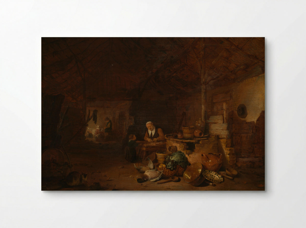 Een boerendeel - Egbert Lievensz. van der Poel - Poster