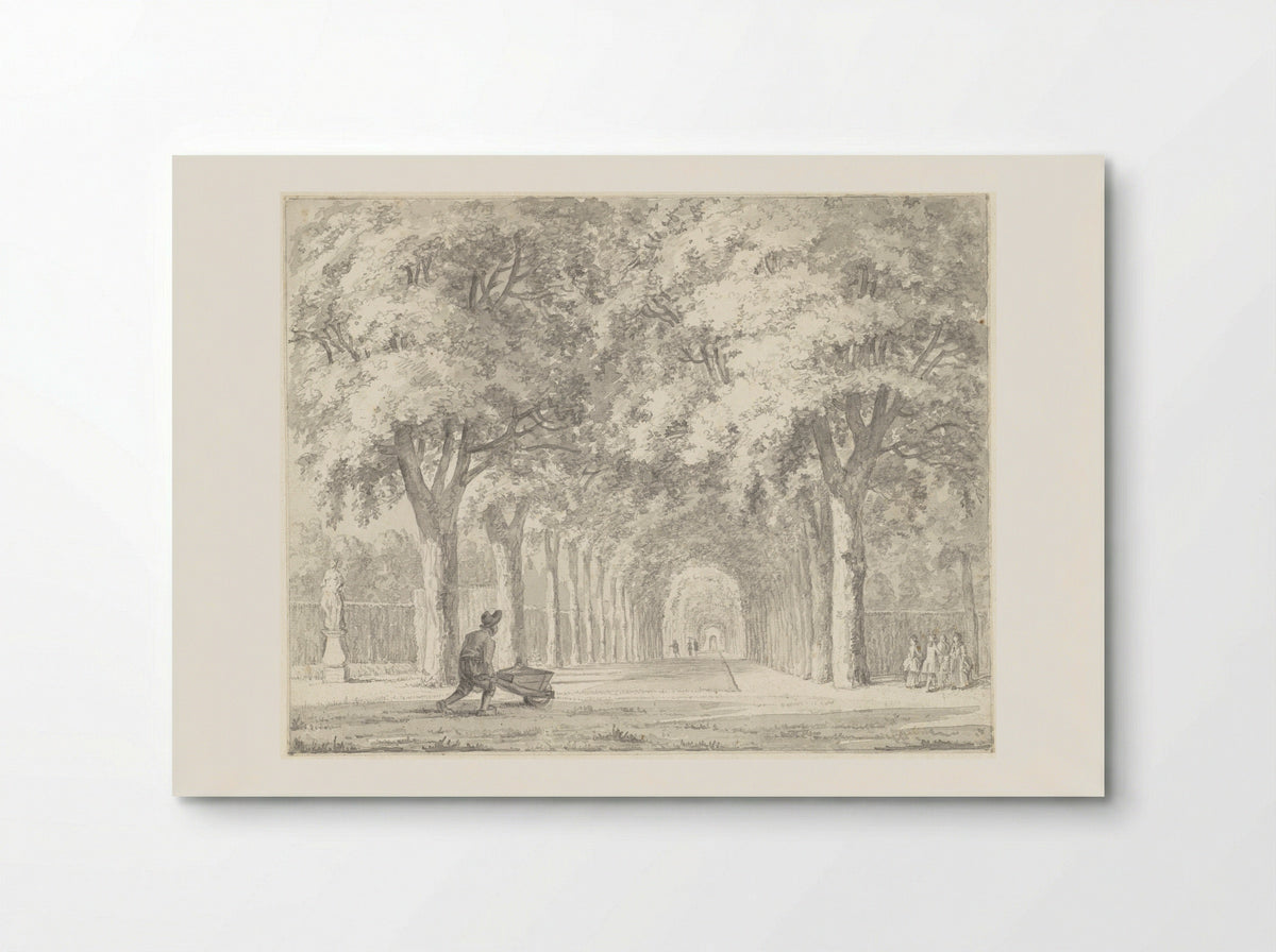 Een laan op een buitenplaats (Velserbeek?) - Johann Goll van Frankenstein (I) - Poster