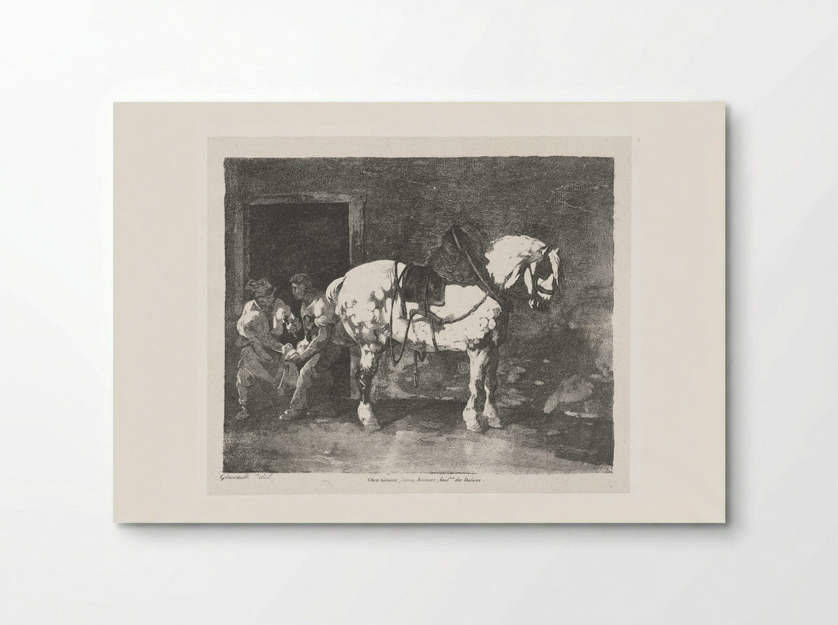 Een paard wordt beslagen (The Farrier) - François Jean Villain - Poster