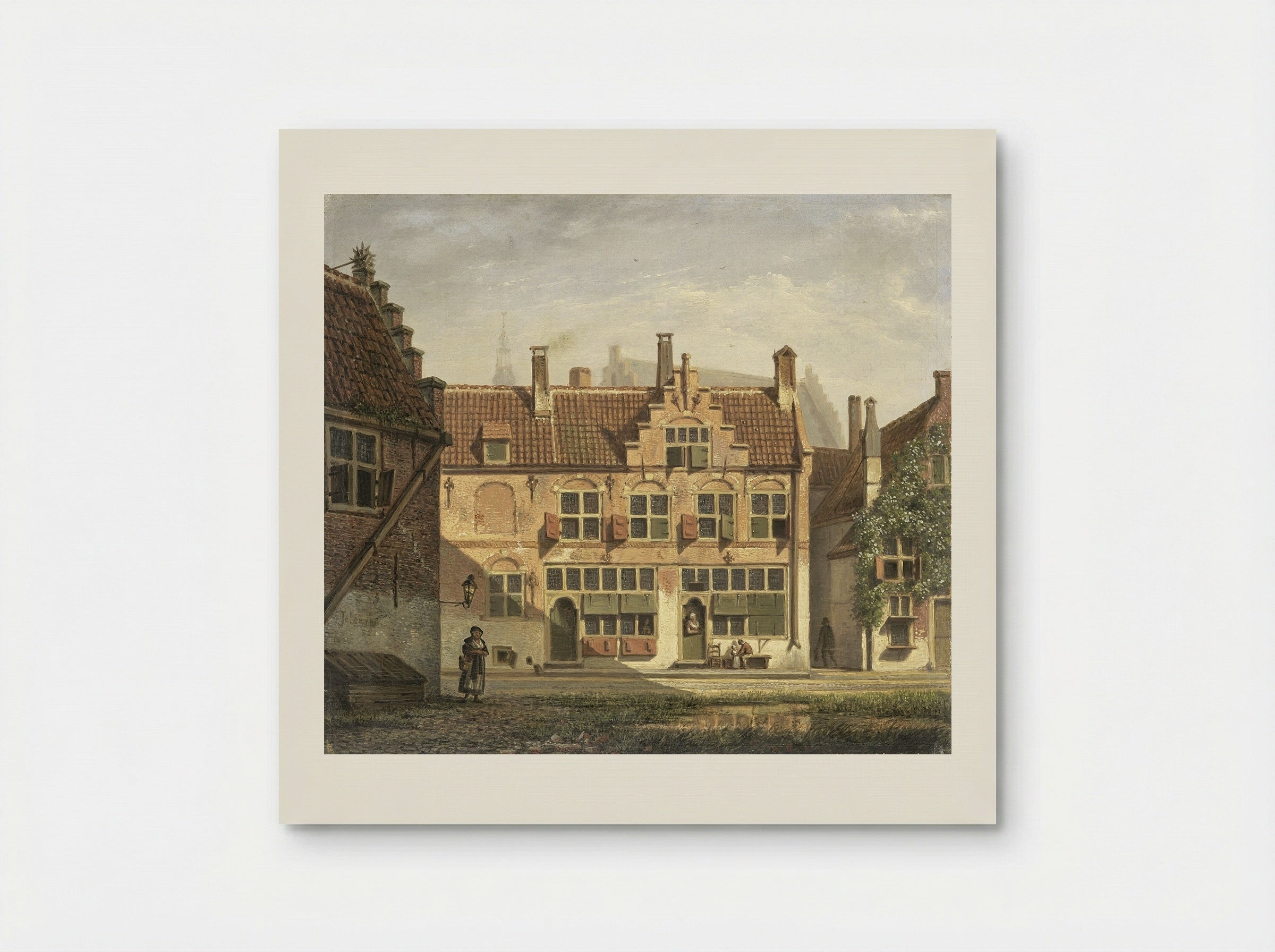 Een straat in Amersfoort - Johannes Jelgerhuis - Poster