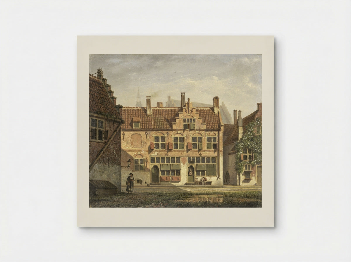 Een straat in Amersfoort - Johannes Jelgerhuis - Poster