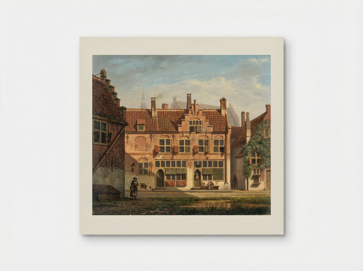 Een straat in Amersfoort - Johannes Jelgerhuis - Poster