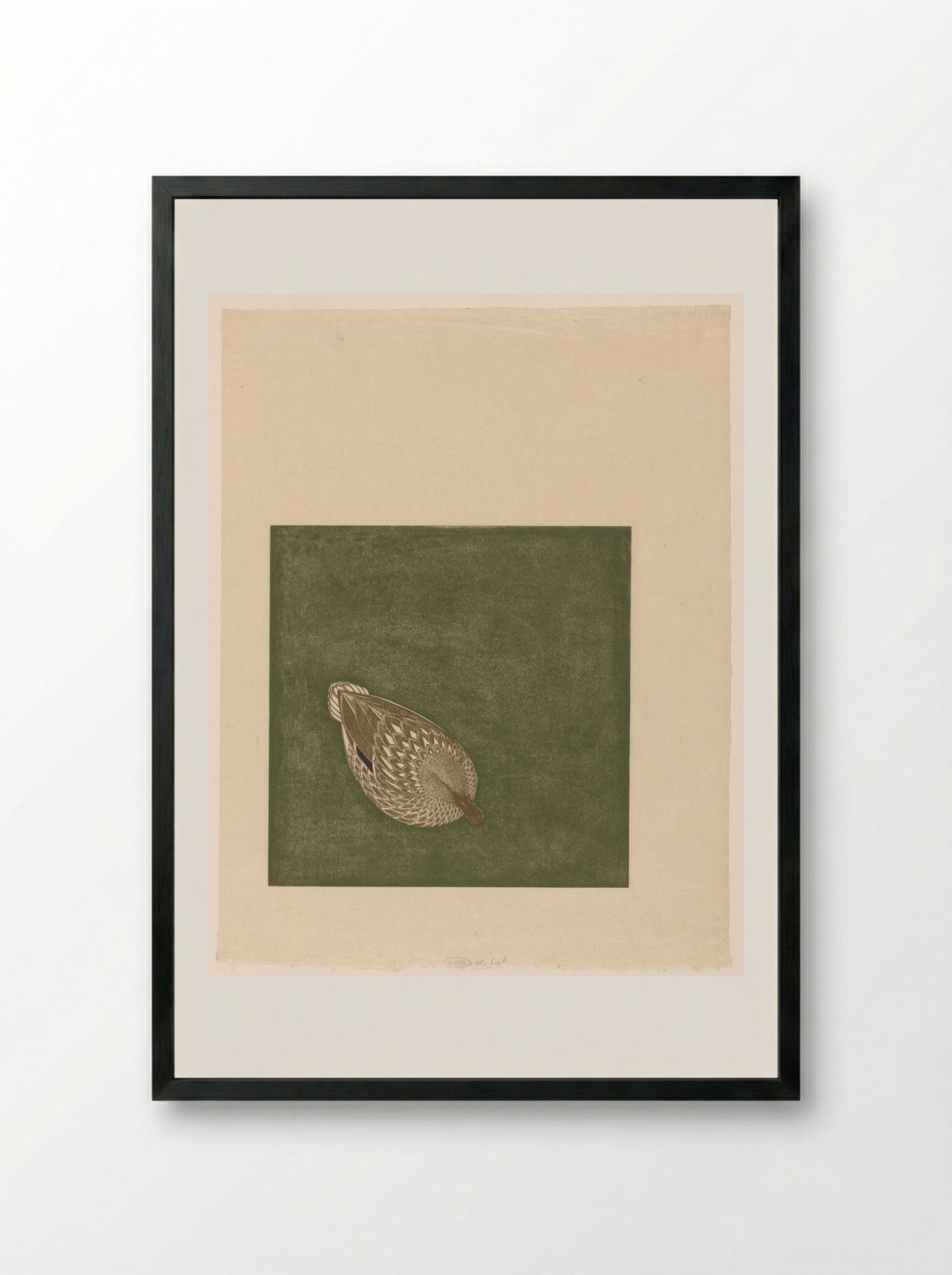 Eend (Duck) - Reijer Stolk - Framed Print Black