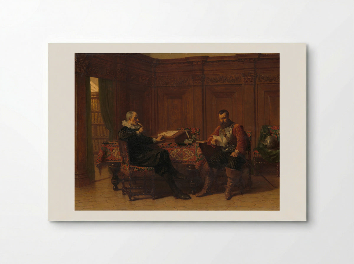 Eene conferentie - Lambertus Lingeman - Poster