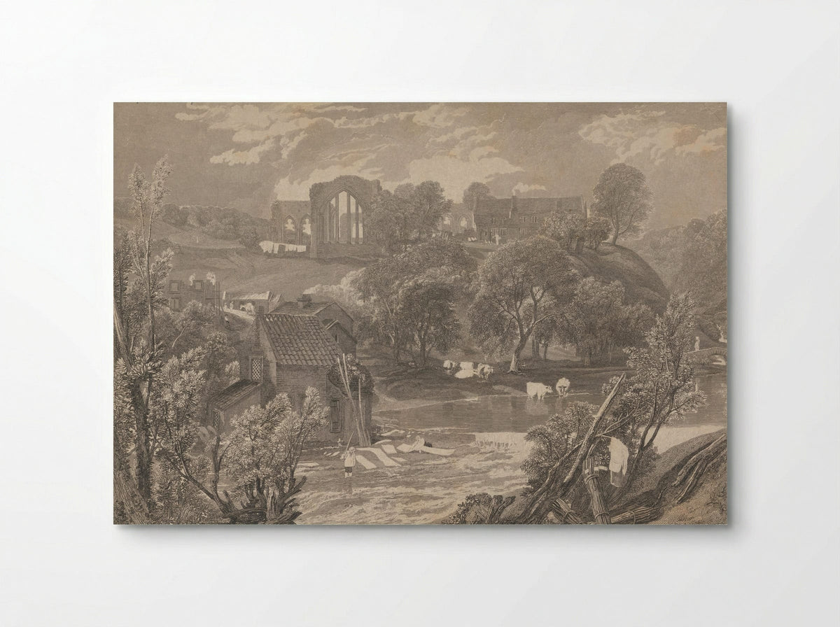 Egglestone Abbey Near Barnard Castle - Thomas Higham - Poster
