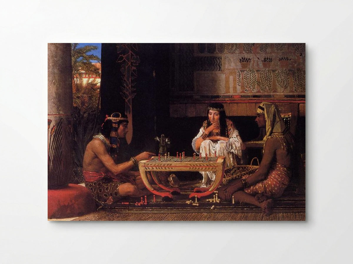 Egyptian Chess Players - Sir Lawrence Alma-Tadema - Poster