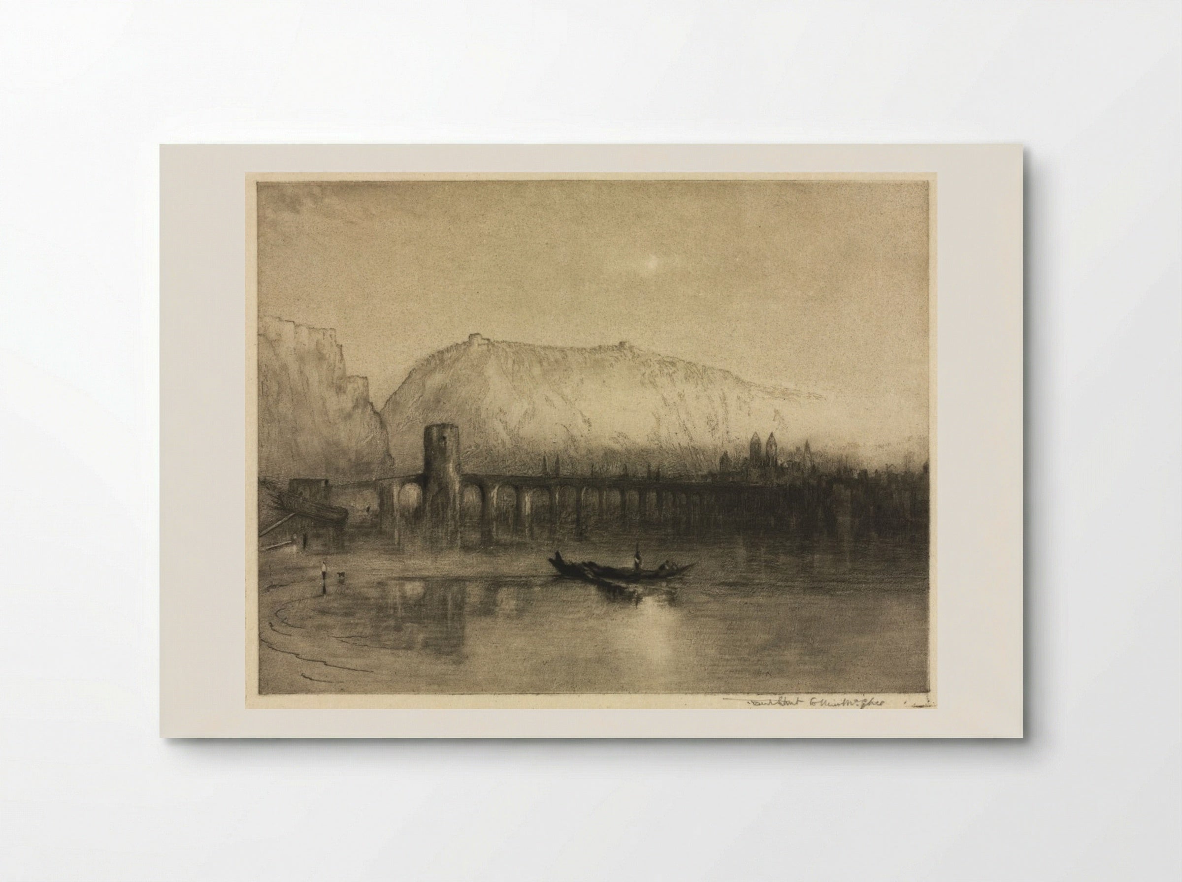 Ehrenbreitstein to Coblenz, No. 1 - Sir Frank Short - Poster