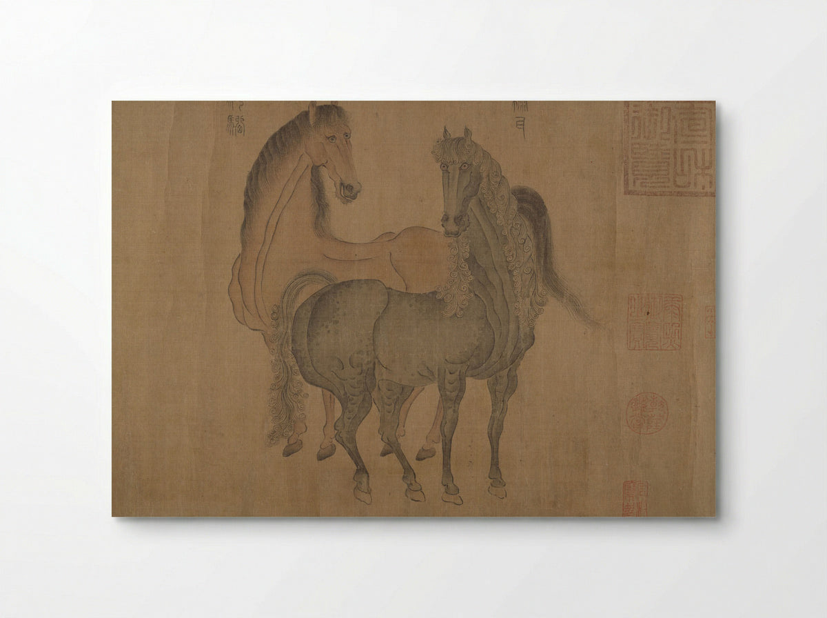 Eight Horses - Zhao Mengfu - Poster