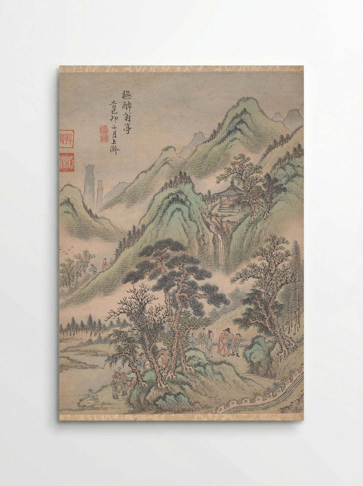 Eight Landscapes: Pavilion of the Old Drunkard - Lu Han - Poster