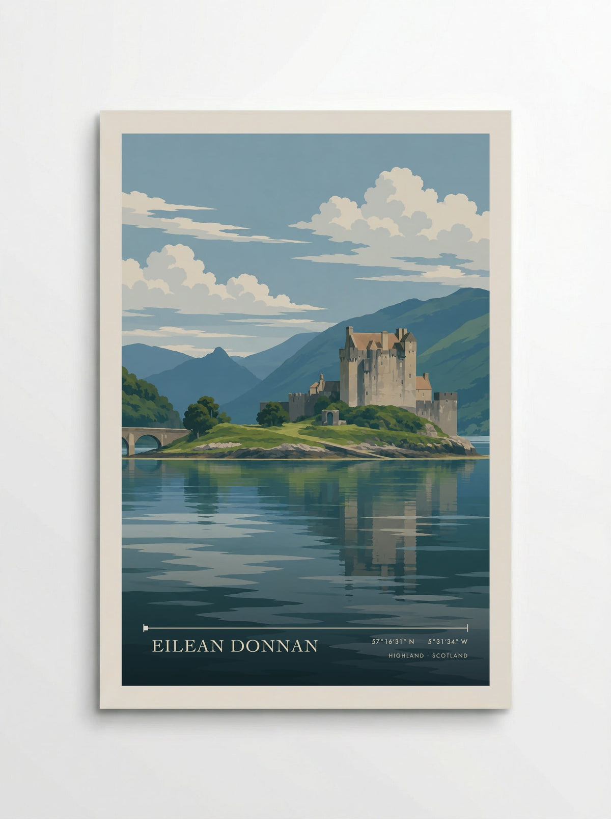Eilean Donnan, Highland | Travel Poster - Poster