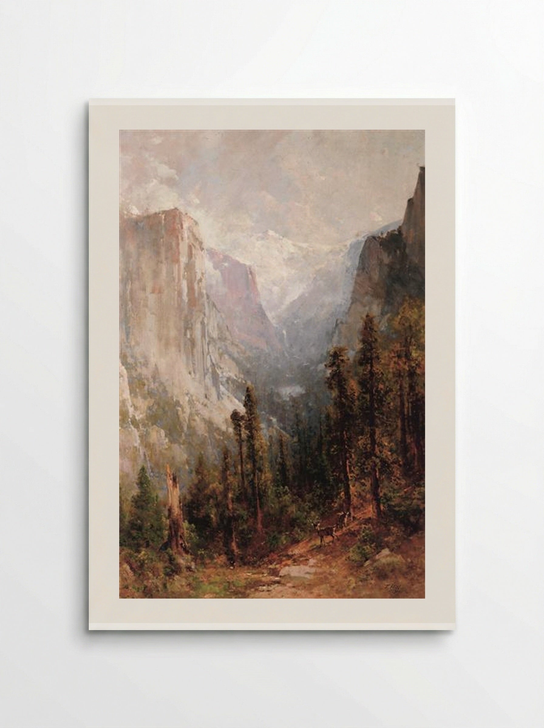 El Capitan with Clouds Rest beyond, Yosemite - Thomas Hill - Poster