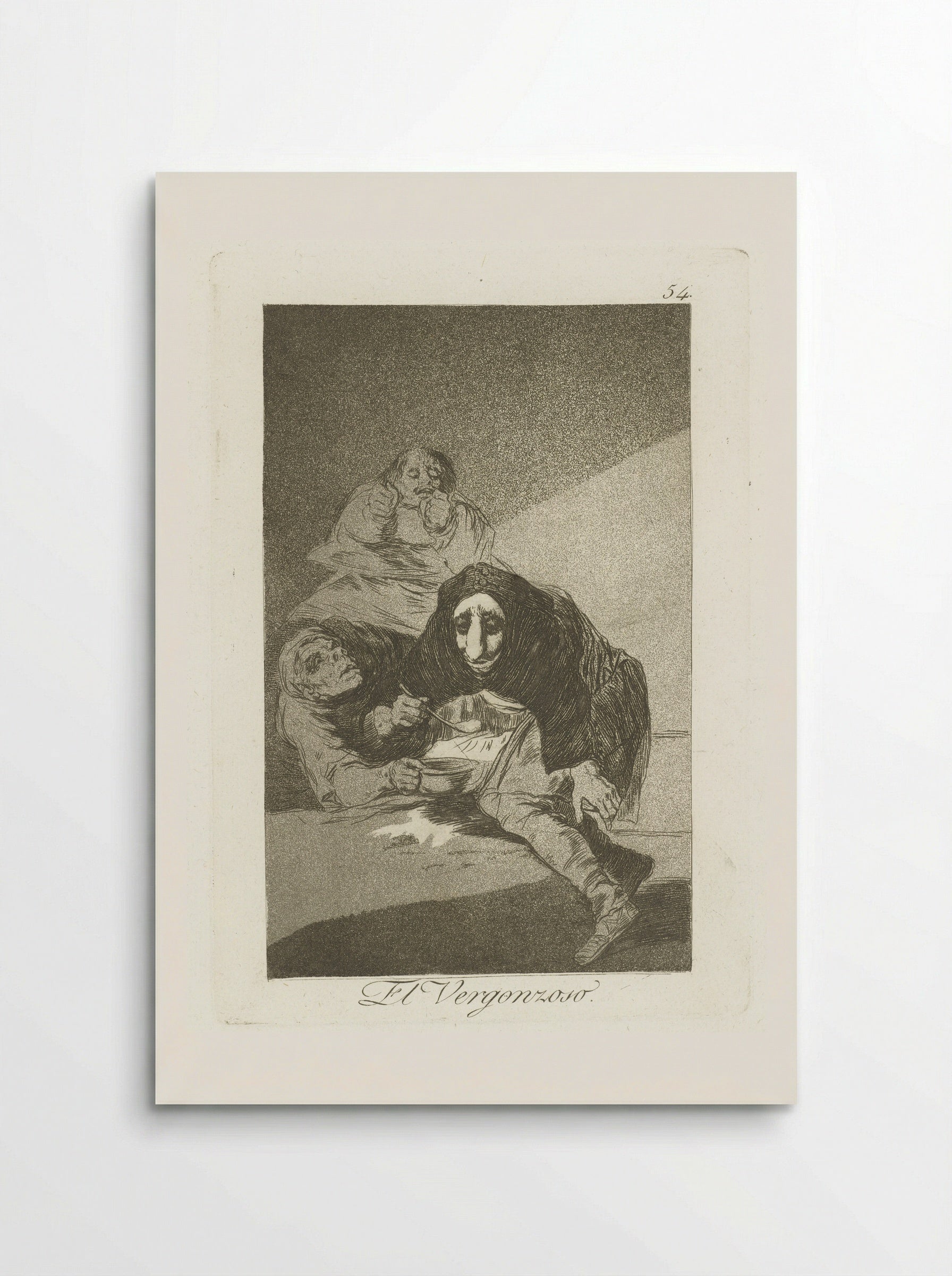 El Vergonzoso - Francisco de Goya - Poster