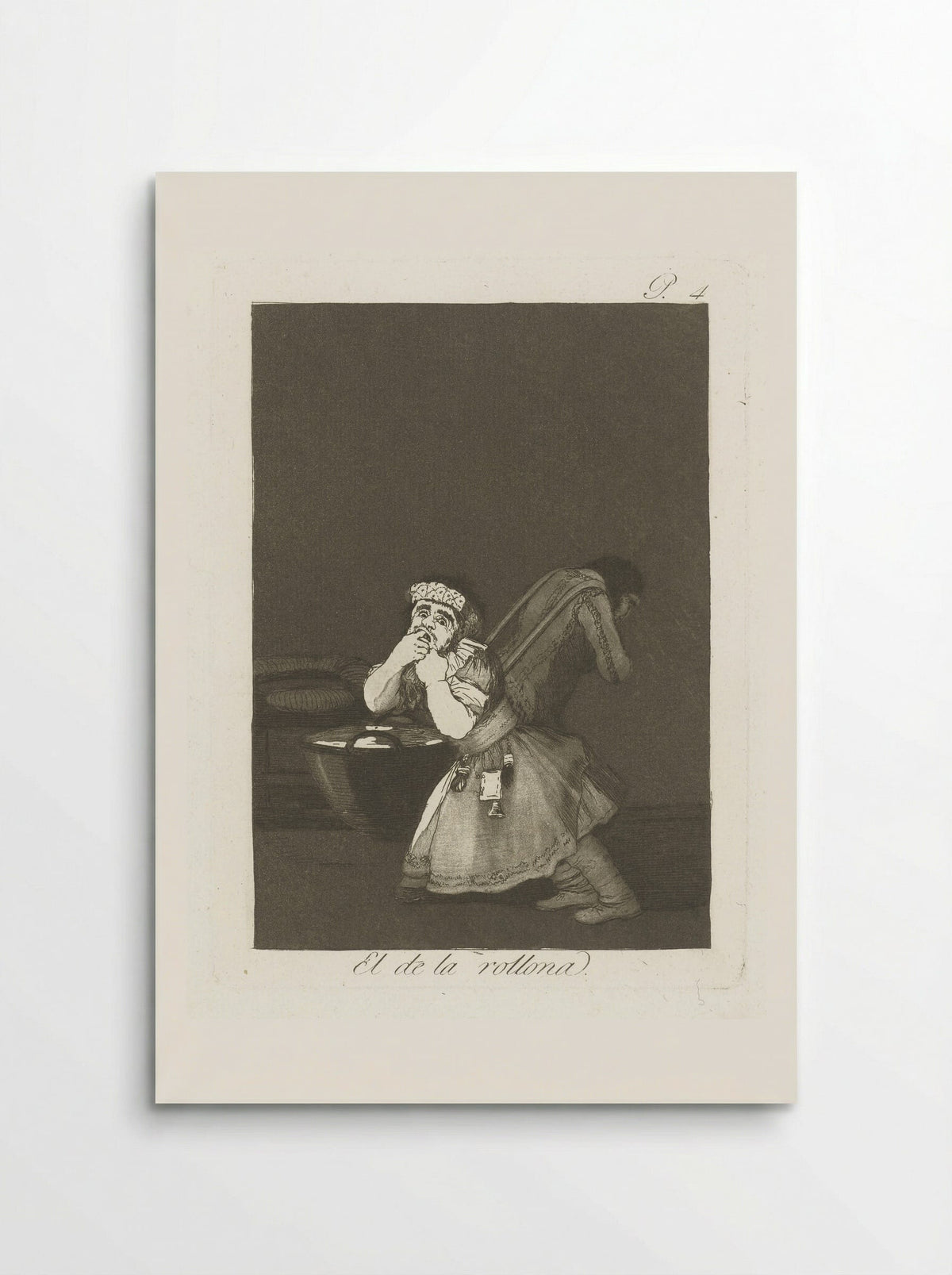 El de la rollona - Francisco de Goya - Poster