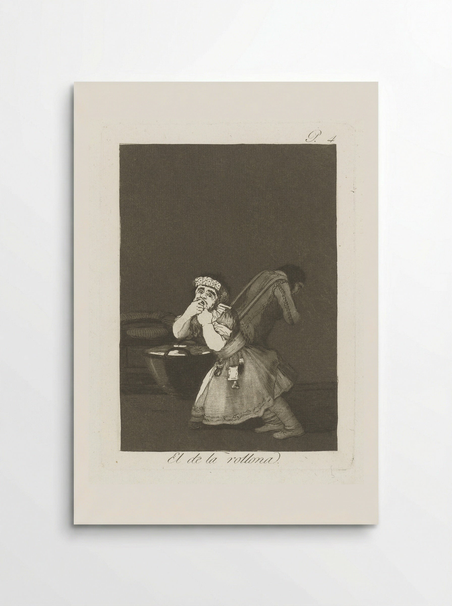 El de la rollona - Francisco de Goya - Poster