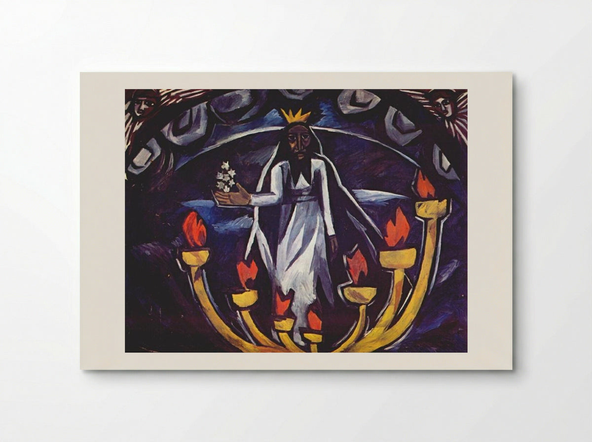 Elder with Seven Stars - Natalia Goncharova - Poster