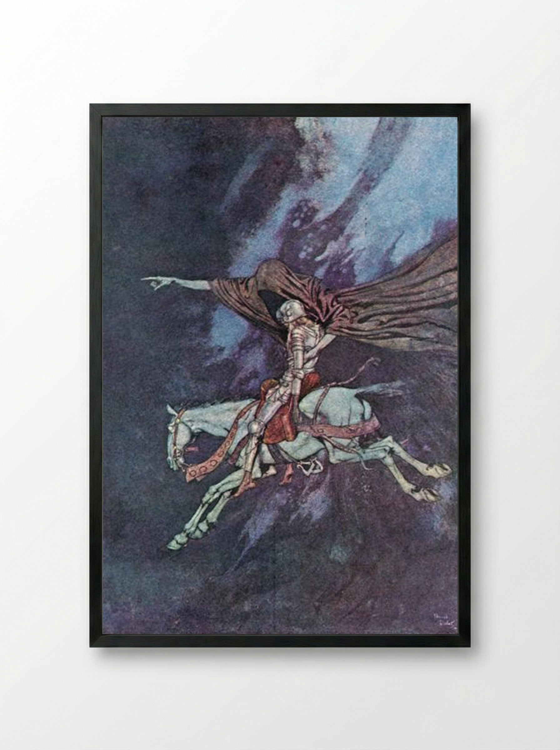 Eldorado - Edmund Dulac - Framed Print Black