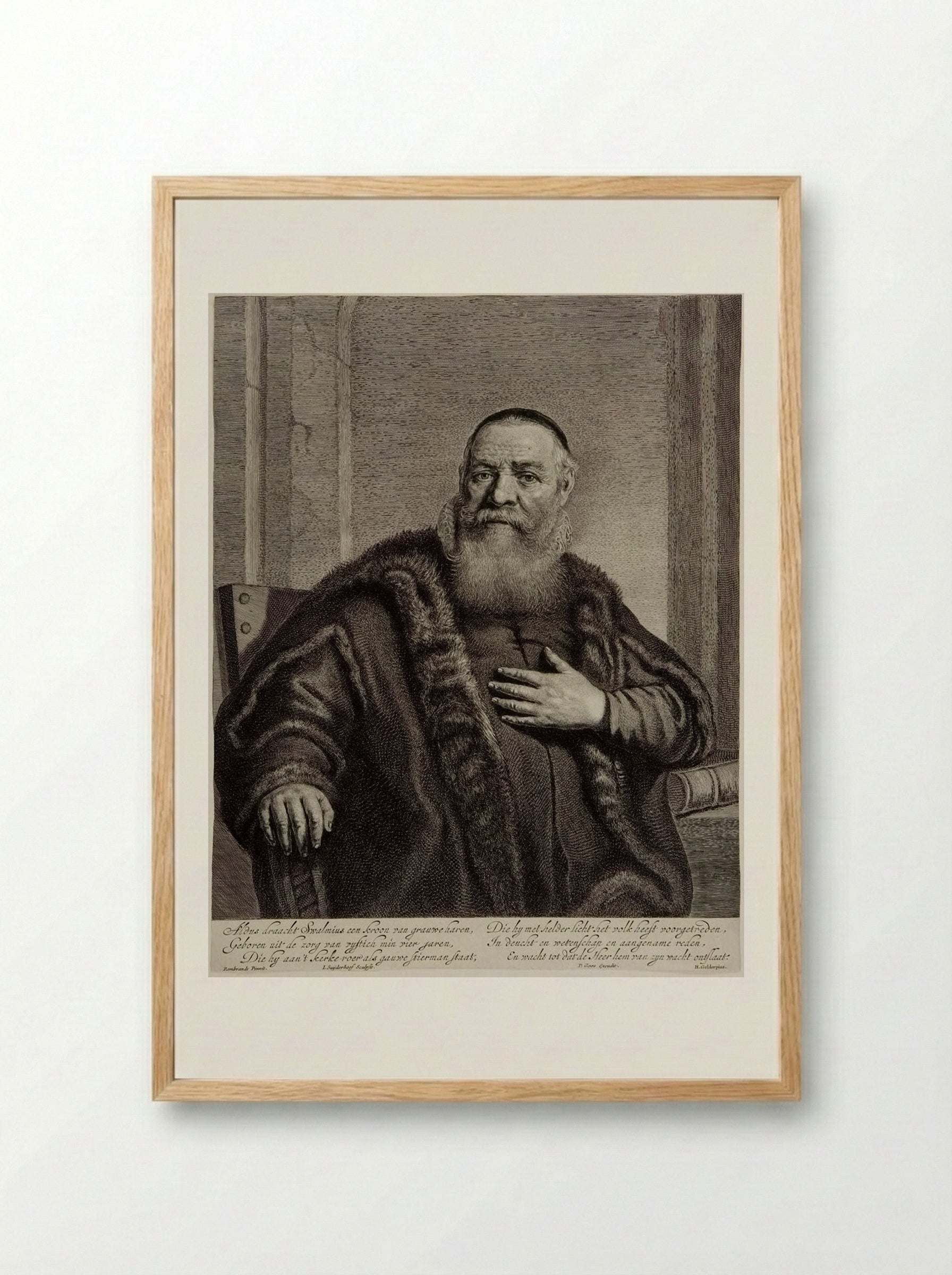 Eleazer Swalm - Jonas Suyderhoef - Framed Print Wood