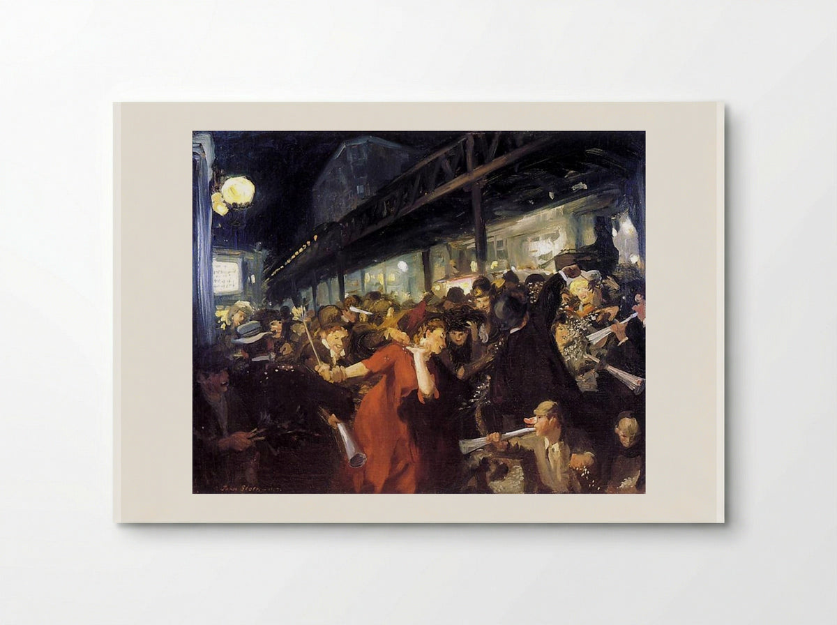 Election Night - John French Sloan - Poster