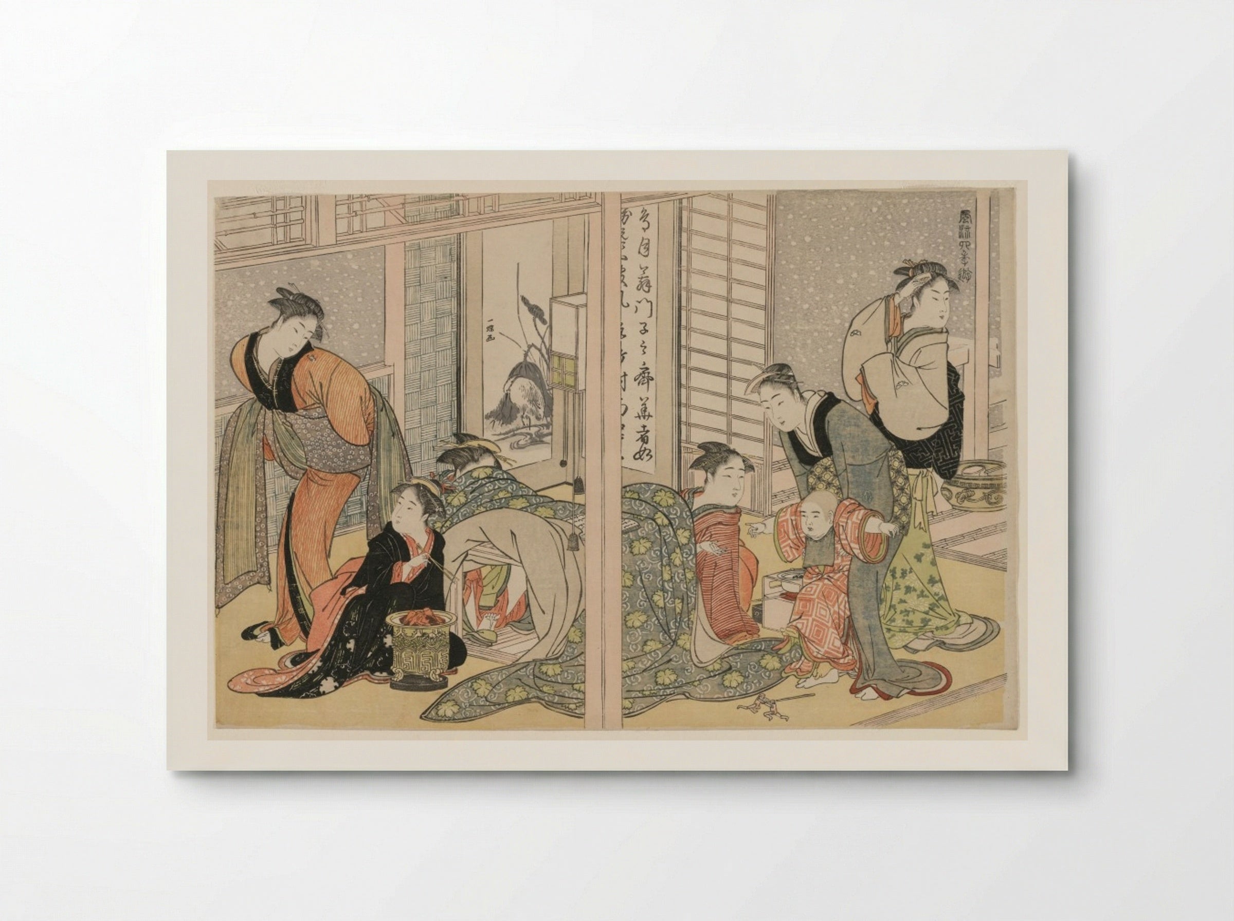 Elegant Pleasures of the Four Seasons - Kitagawa Utamaro - Poster