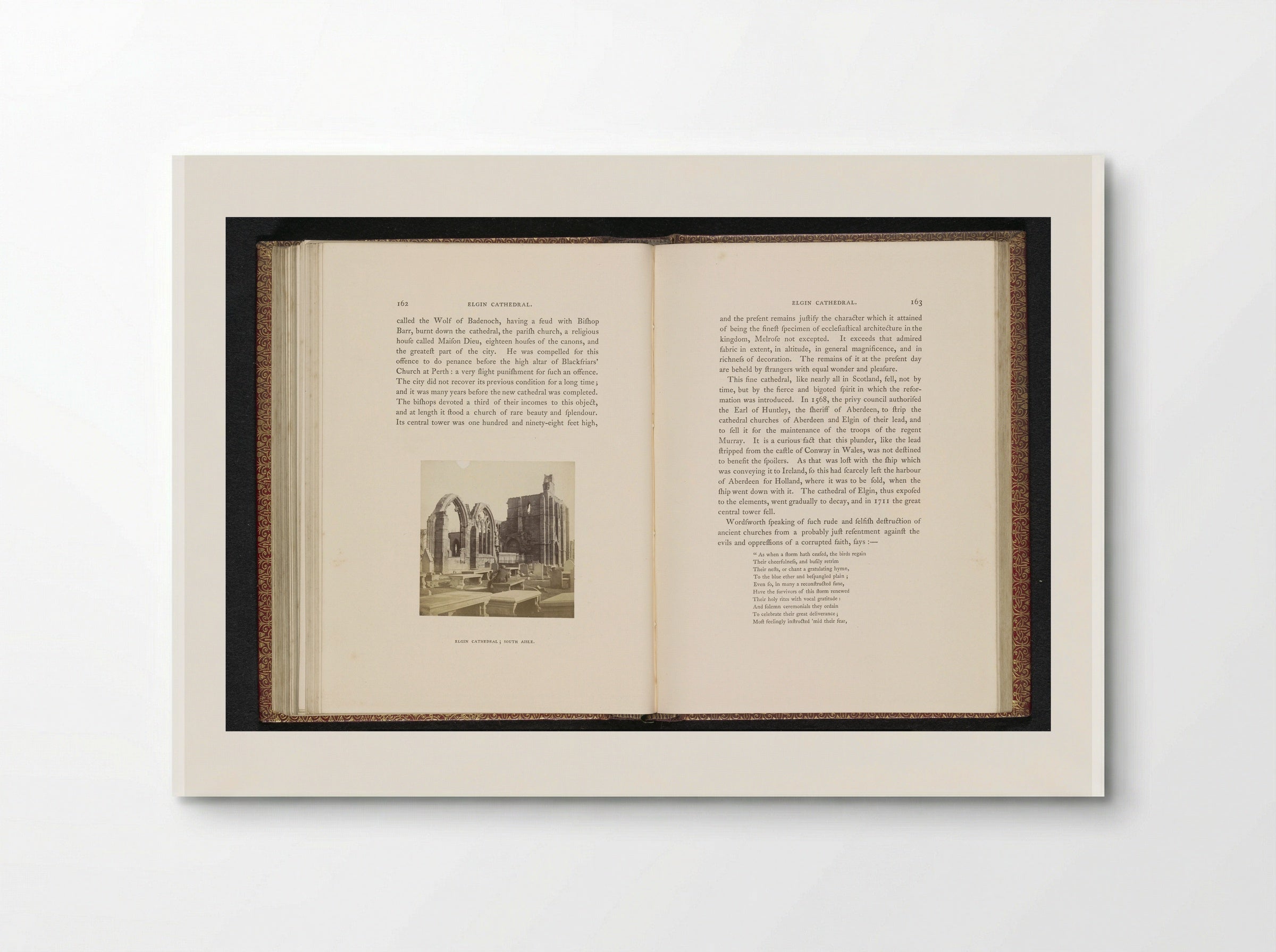 Elgin Cathedral; South Aisle - George Washington Wilson - Poster