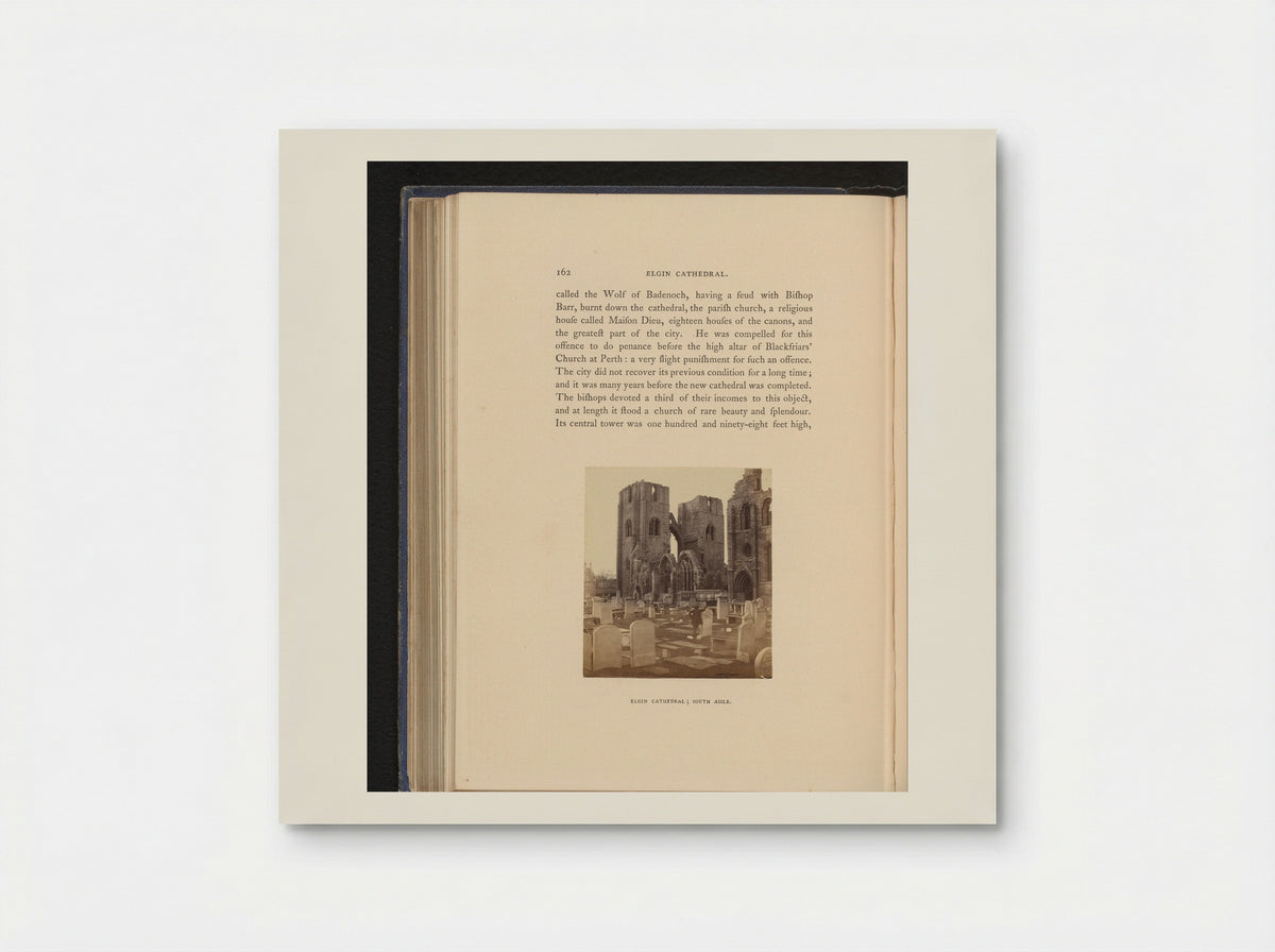 Elgin Cathedral; South Aisle - George Washington Wilson - Poster