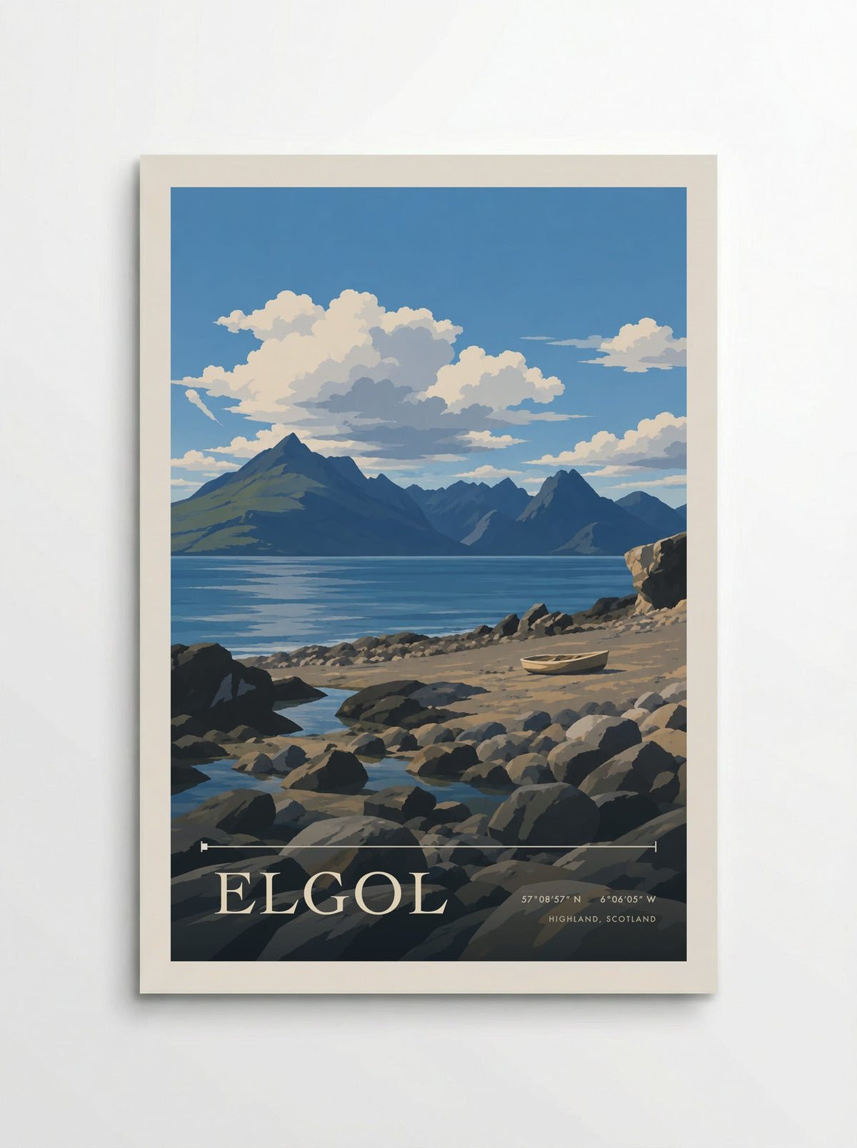 Elgol, Highland, Scotland | Travel Poster - Poster