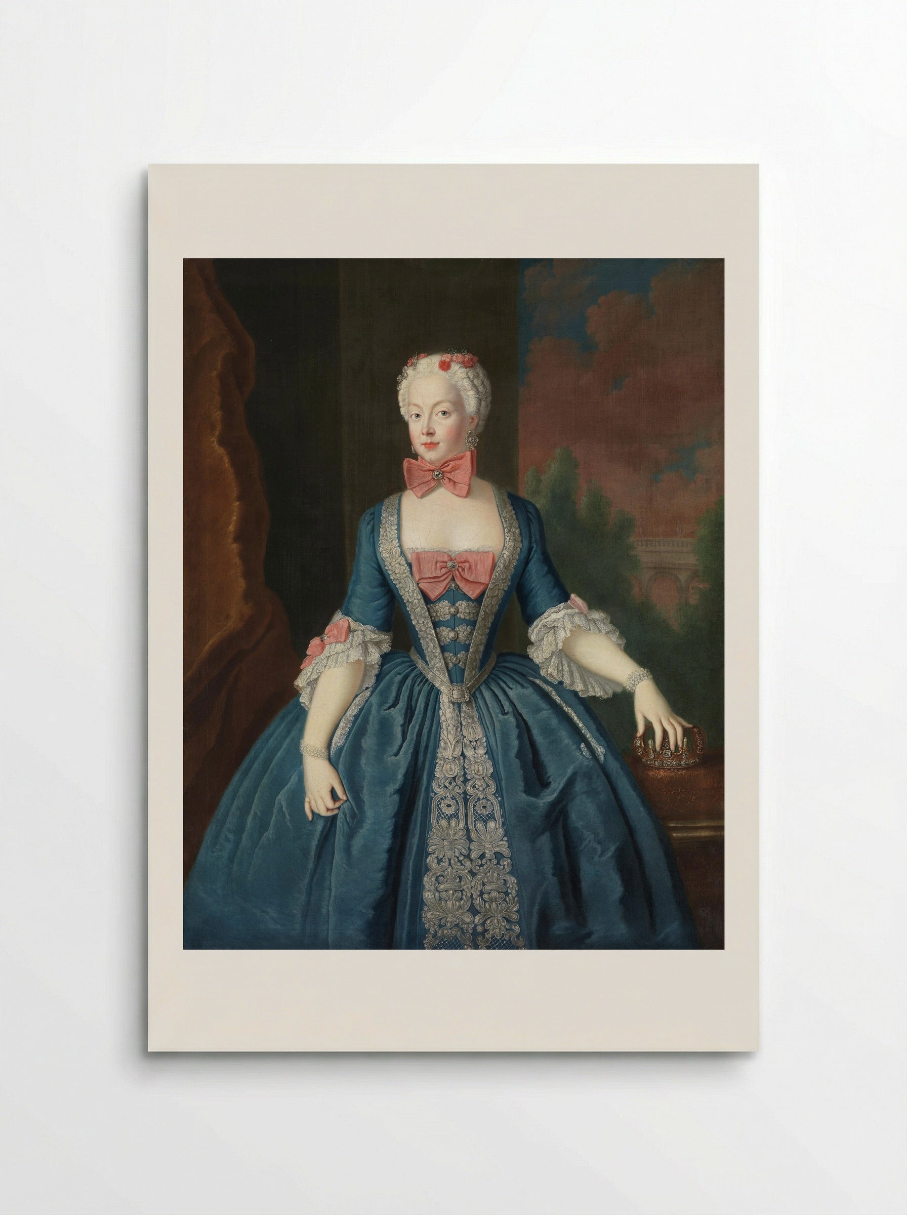 Elisabeth Christine of Brunswick-Wolfenbüttel-Bevern - Antoine Pesne - Poster