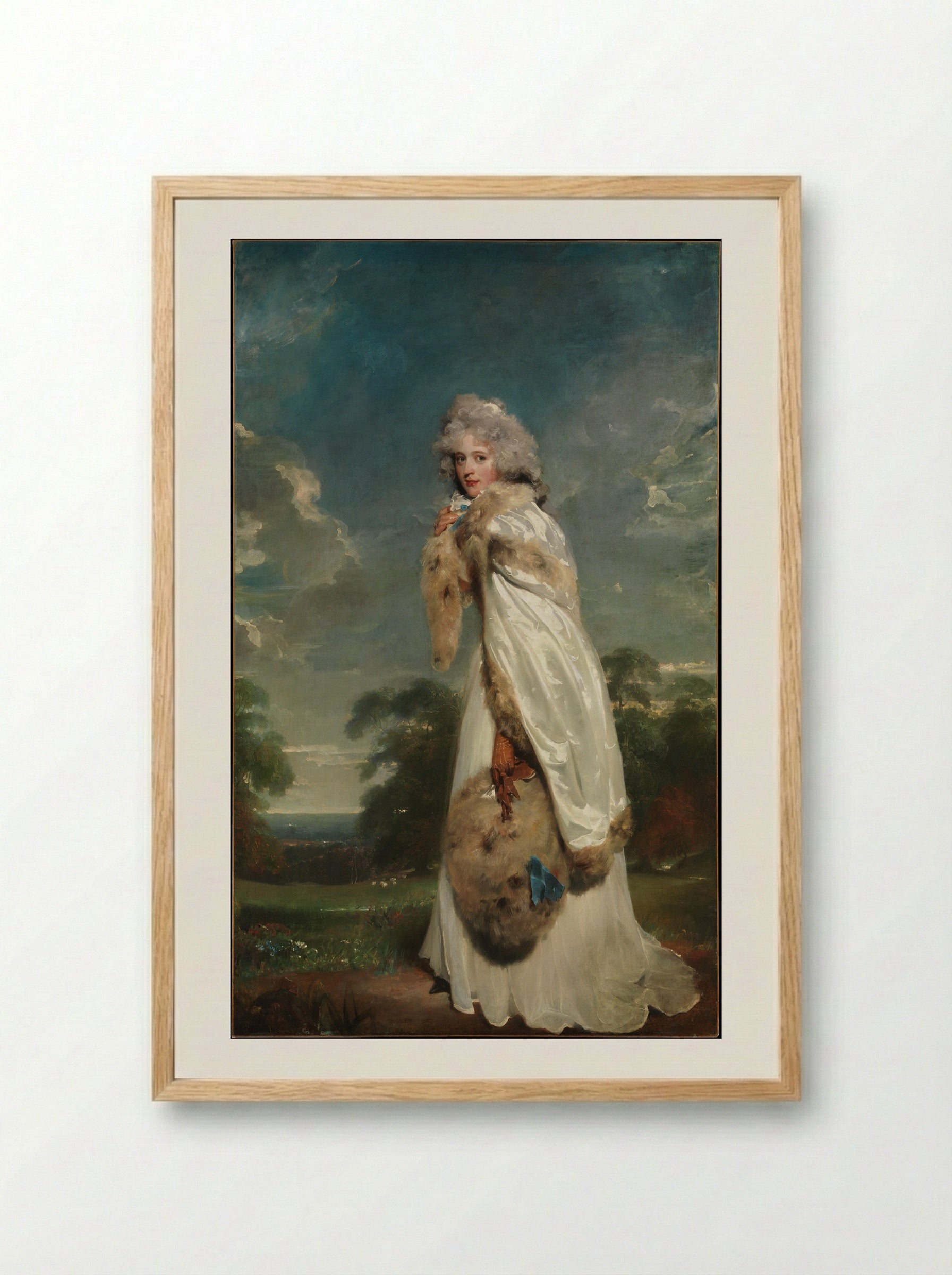 Elizabeth Farren, Later Countess of Derby - Sir Thomas Lawrence - Framed Print Wood