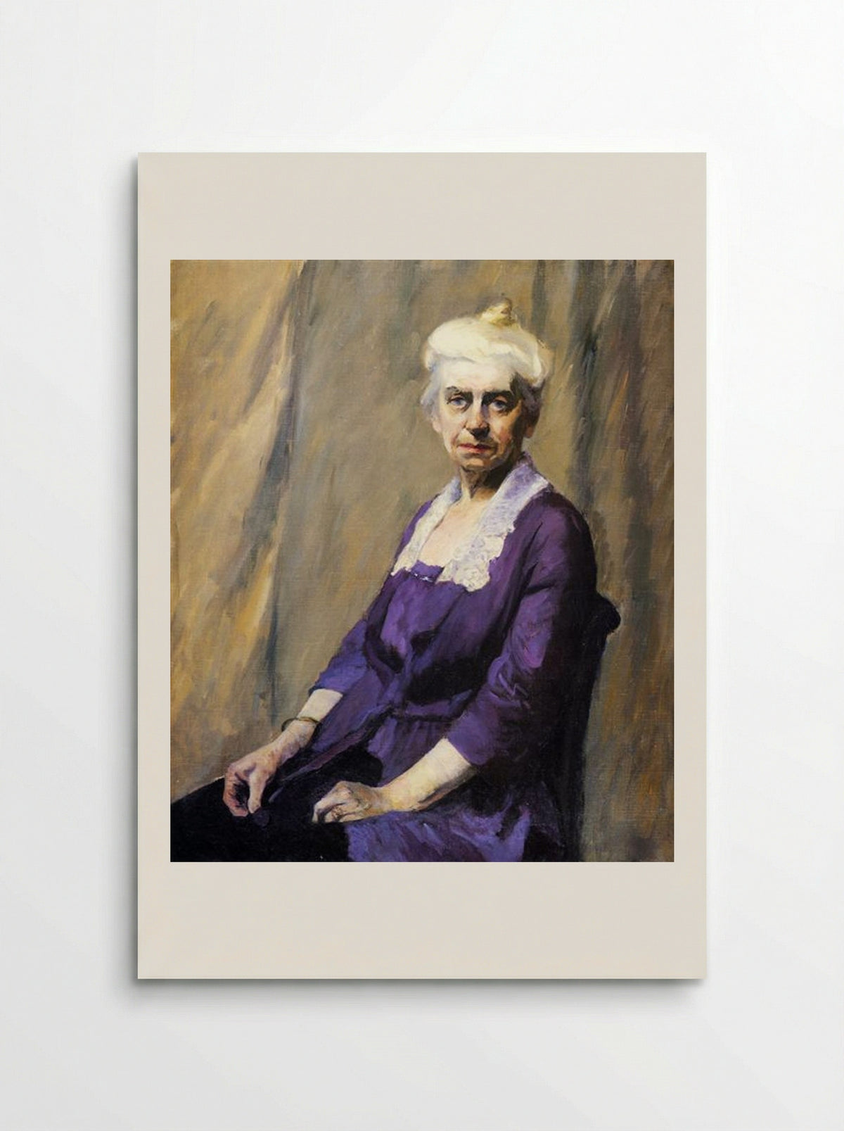 Elizabeth Griffiths Smith Hopper, The Artist's Mother - Edward Hopper - Poster