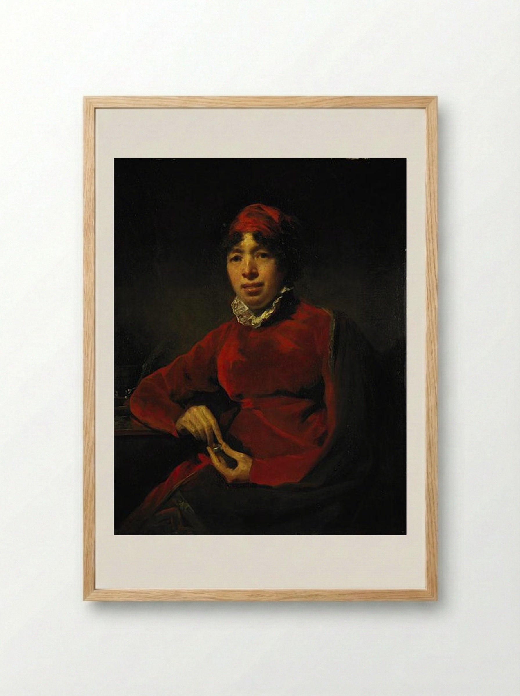 Elizabeth Hamilton - Henry Raeburn - Framed Print Wood