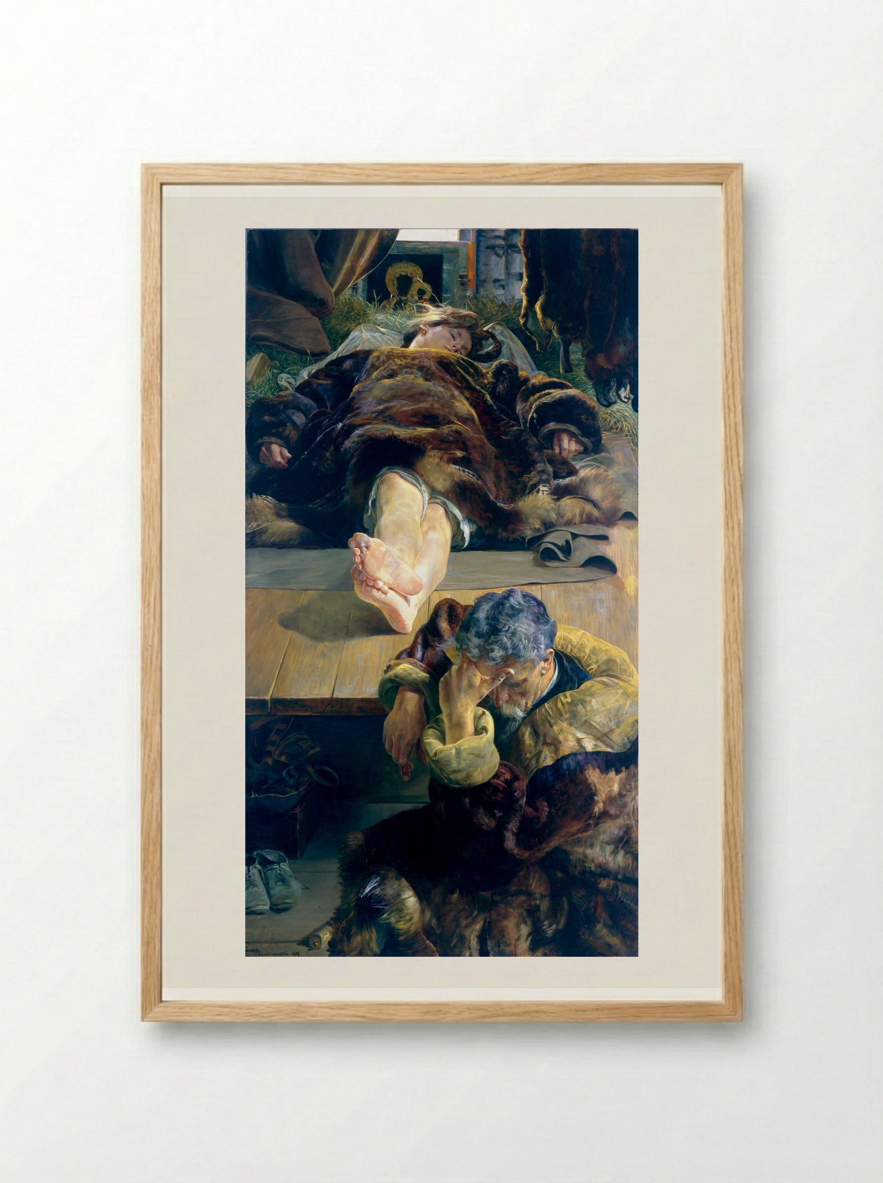 Ellenai - Jacek Malczewski - Framed Print Wood