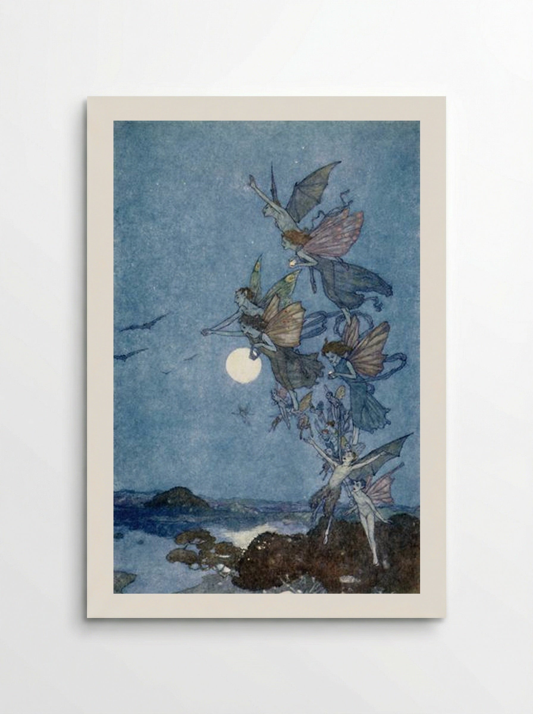 Elves and Fairies (Illustration for The Tempest) - Edmund Dulac - Poster
